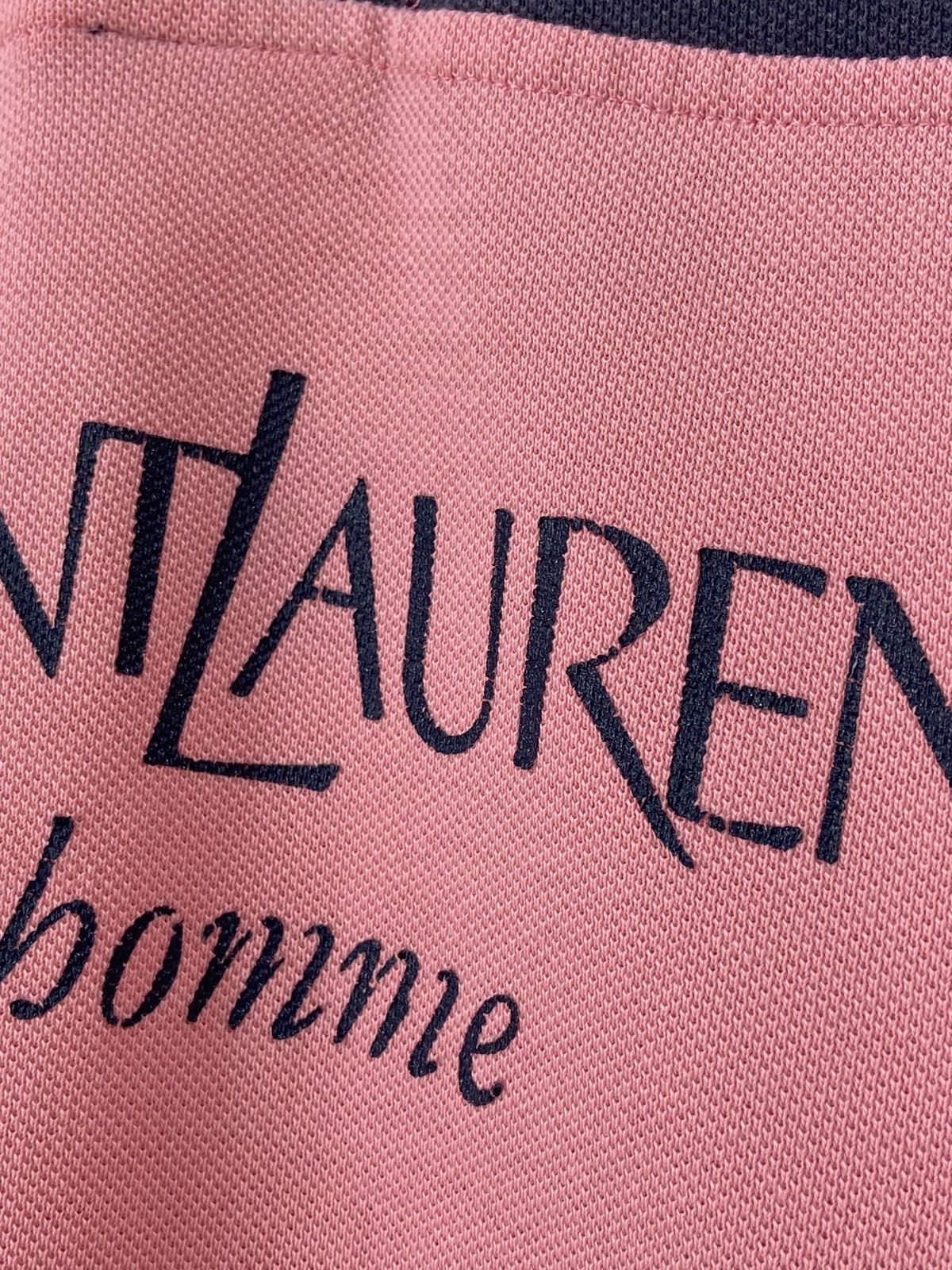 Yves Saint Laurent YSL Yves Saint Laurent Polo T-shirt Pink big logo Size US M / EU 48-50 / 2 - 10 Thumbnail