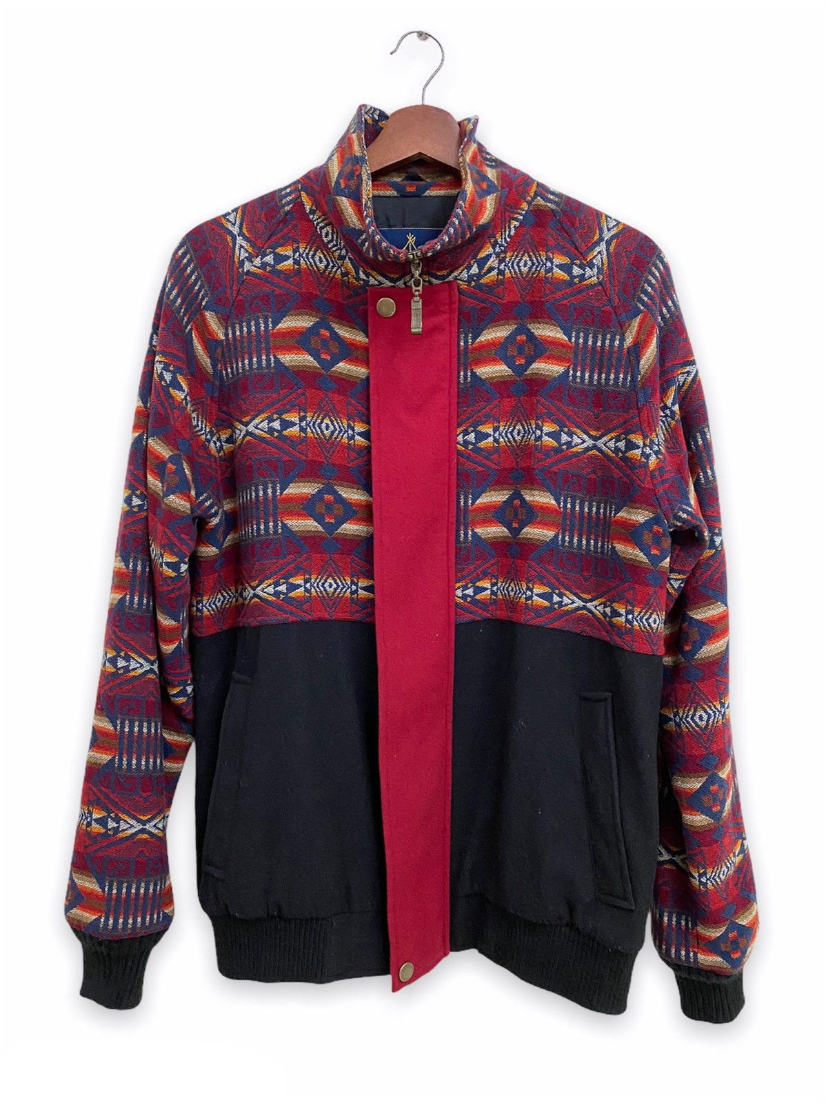 image of Vintage Pendleton Aztec Navajo Zipper Jacket, Men's (Size Small)