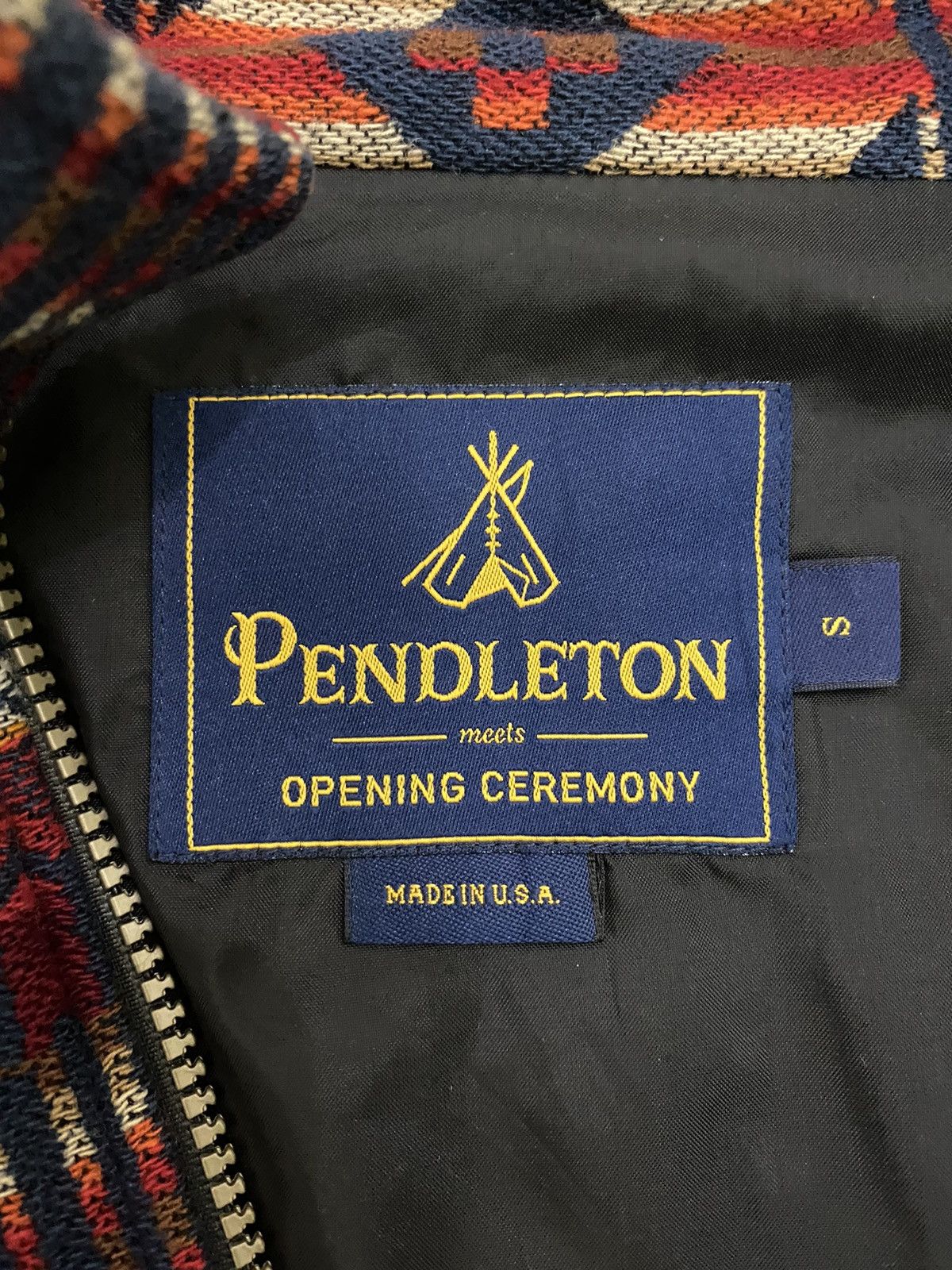 Pendleton Vintage Pendleton Aztec Navajo Zipper Jacket Size US S / EU 44-46 / 1 - 9 Thumbnail