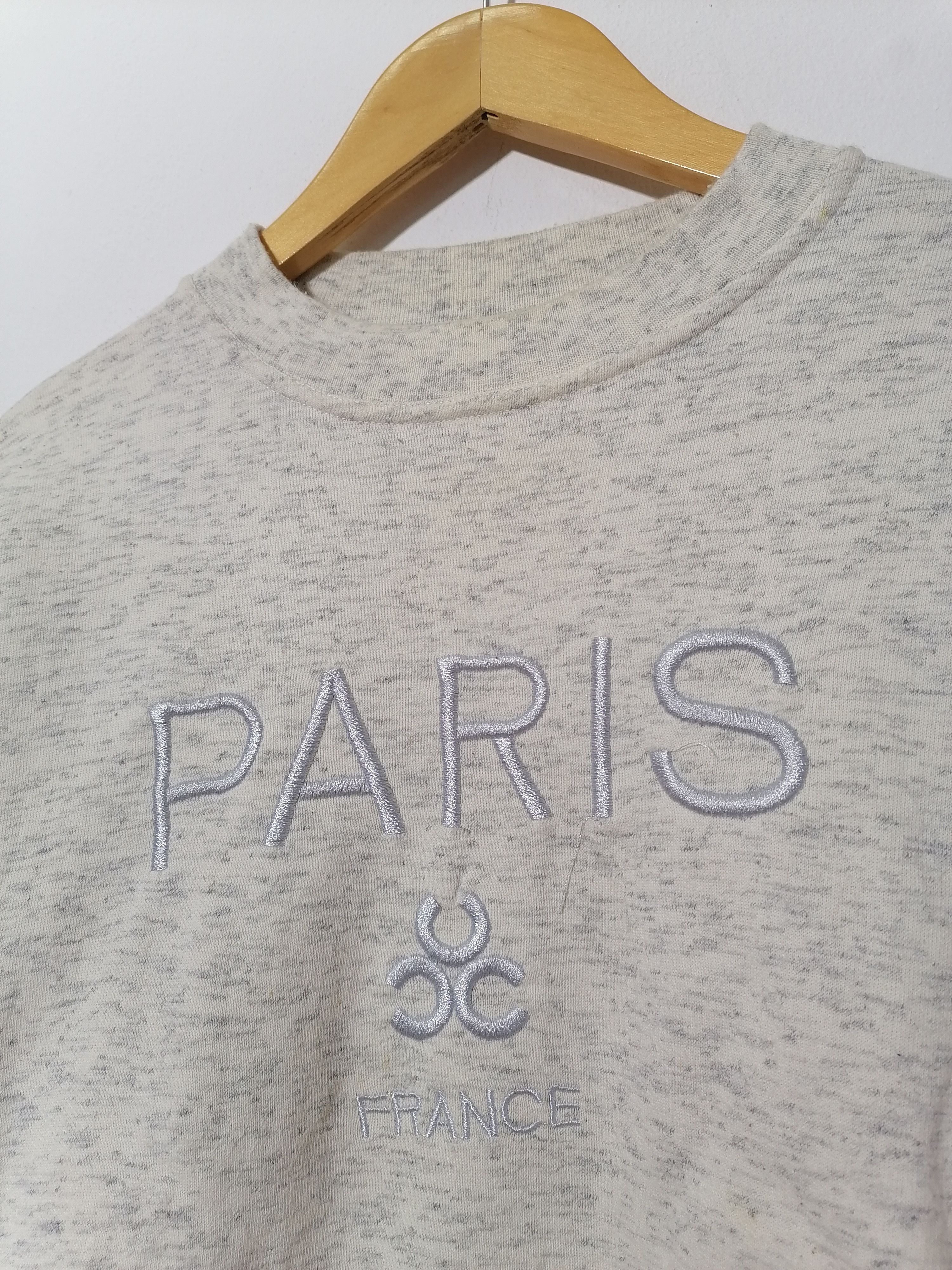 Designer × Other Paris France Embroidered Sweatshirt Size US L / EU 52-54 / 3 - 2 Thumbnail