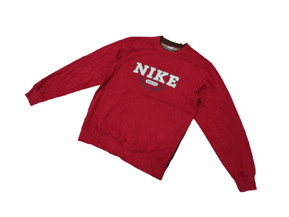 Nike × Vintage Nike Sweatshirt Spell Out Logo Size US M / EU 48-50 / 2 - 3 Thumbnail