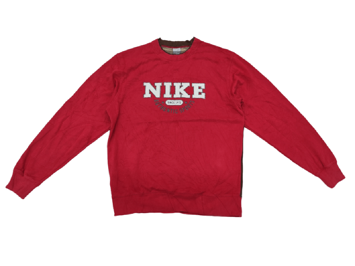 Nike × Vintage Nike Sweatshirt Spell Out Logo Size US M / EU 48-50 / 2 - 1 Thumbnail