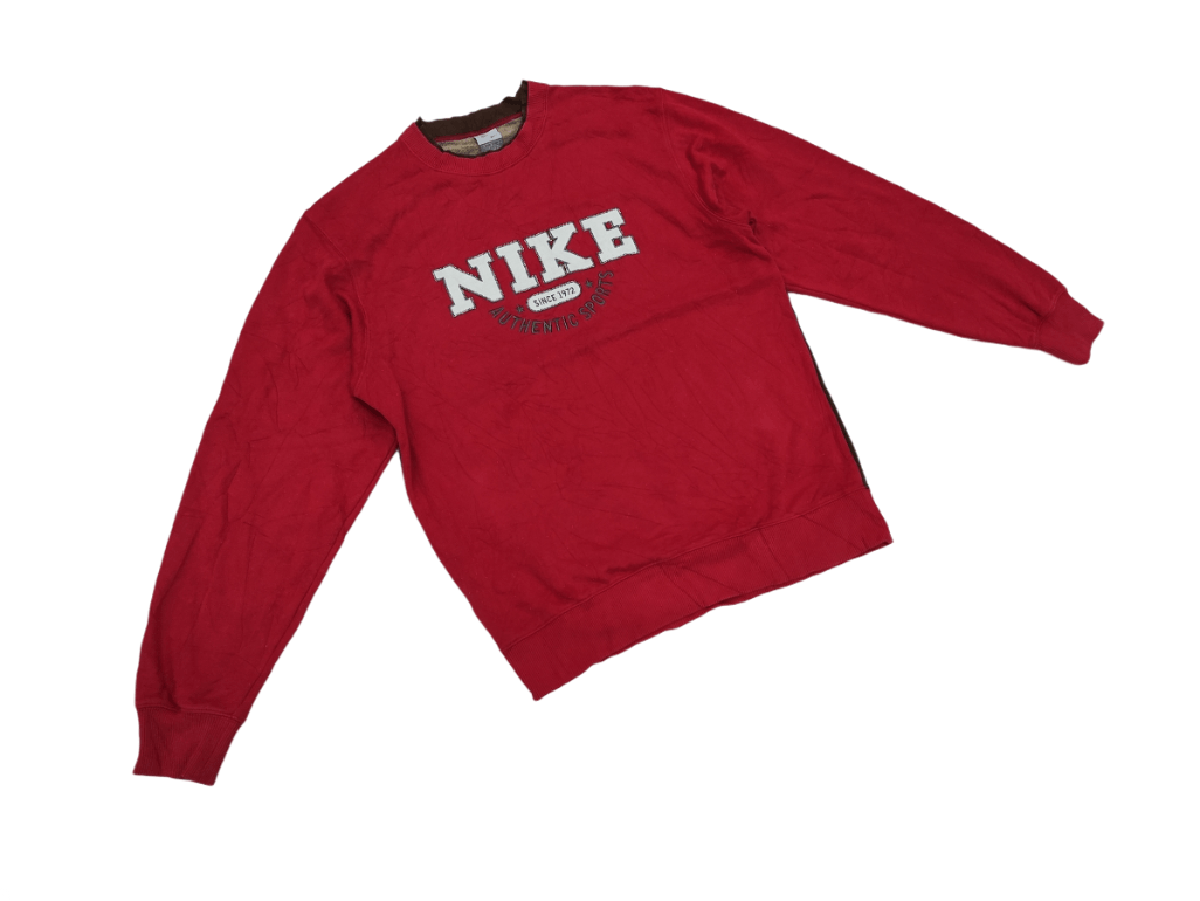 Nike × Vintage Nike Sweatshirt Spell Out Logo Size US M / EU 48-50 / 2 - 2 Thumbnail