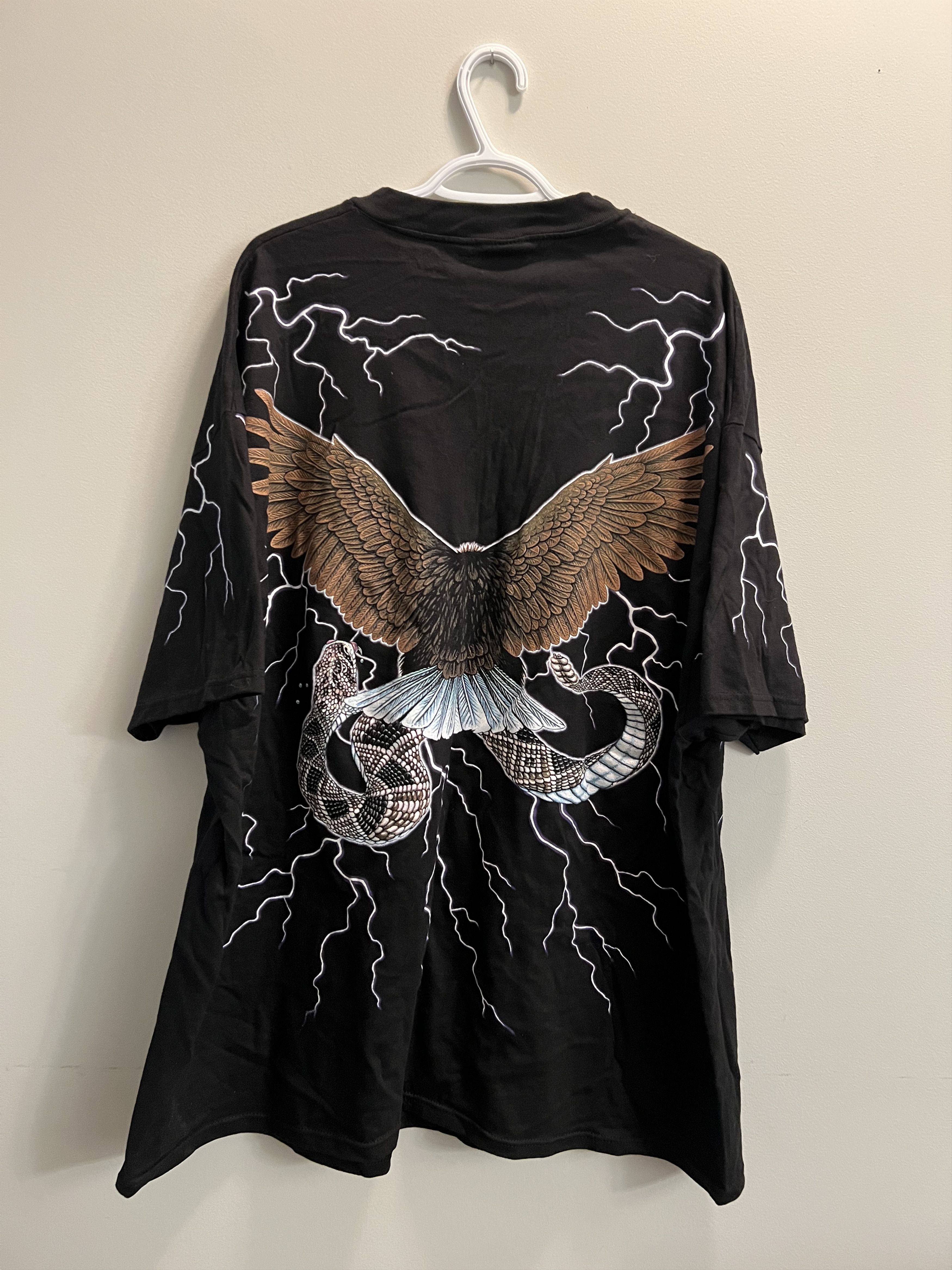 Harley Davidson VINTAGE 1990's EASY RIDERS LIGHTNING EAGLE CELEBRITY WORN Size US XXL / EU 58 / 5 - 2 Thumbnail