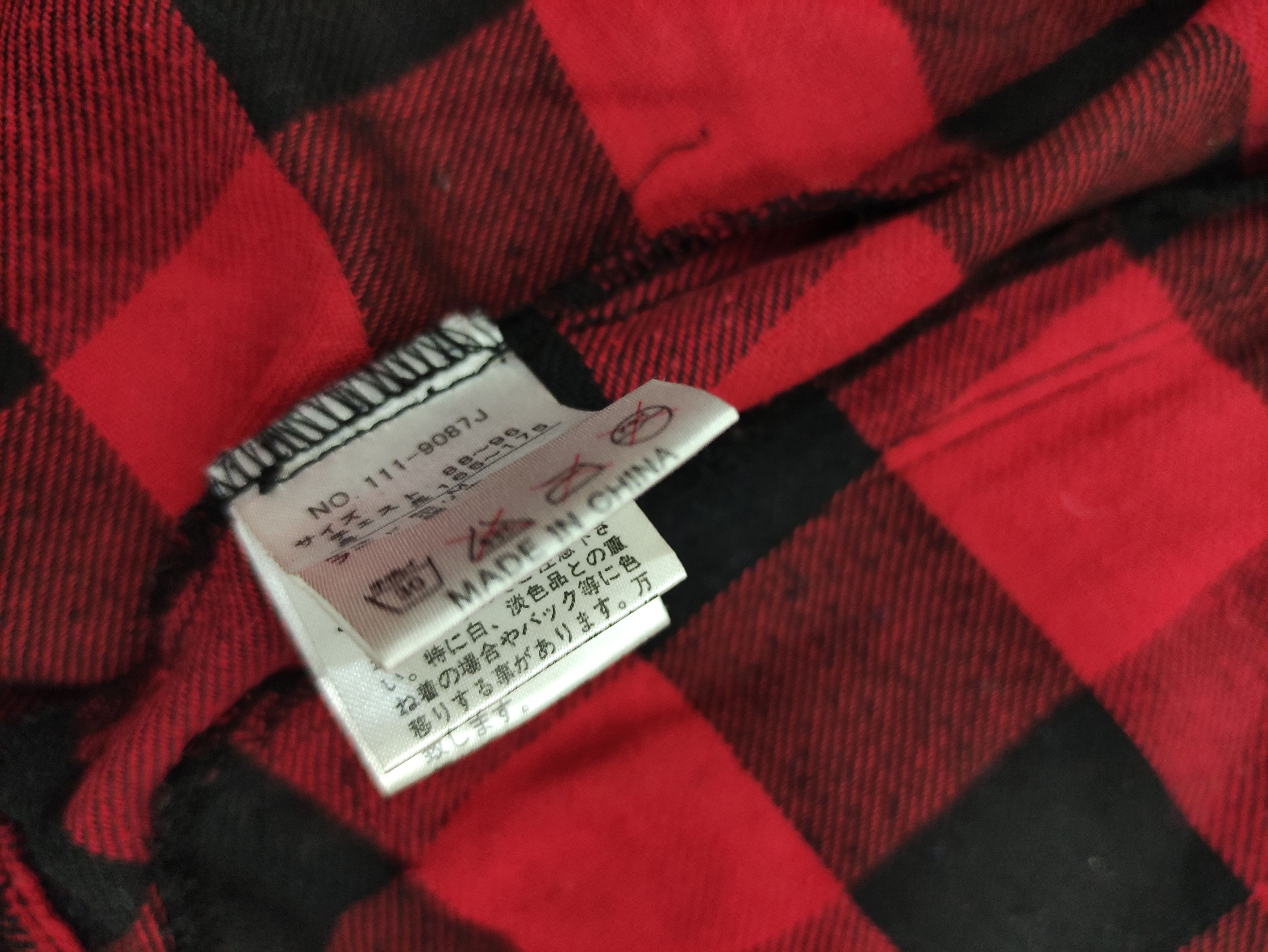 In The Attic × Japanese Brand × Seditionaries InThe Attic Scottish Buffalo Plaid Red Checkered Biker/Punk Size US M / EU 48-50 / 2 - 7 Thumbnail