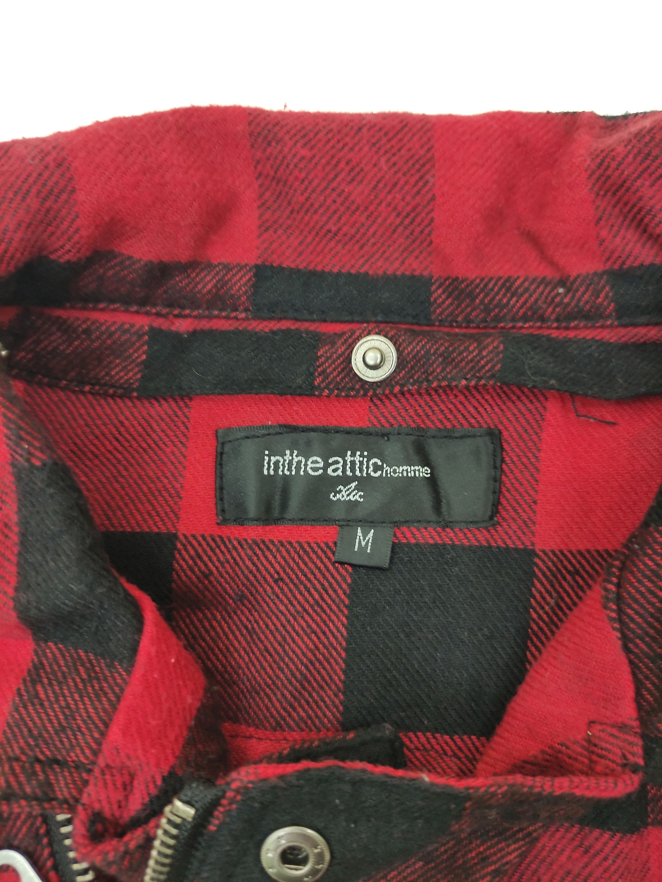In The Attic × Japanese Brand × Seditionaries InThe Attic Scottish Buffalo Plaid Red Checkered Biker/Punk Size US M / EU 48-50 / 2 - 6 Thumbnail