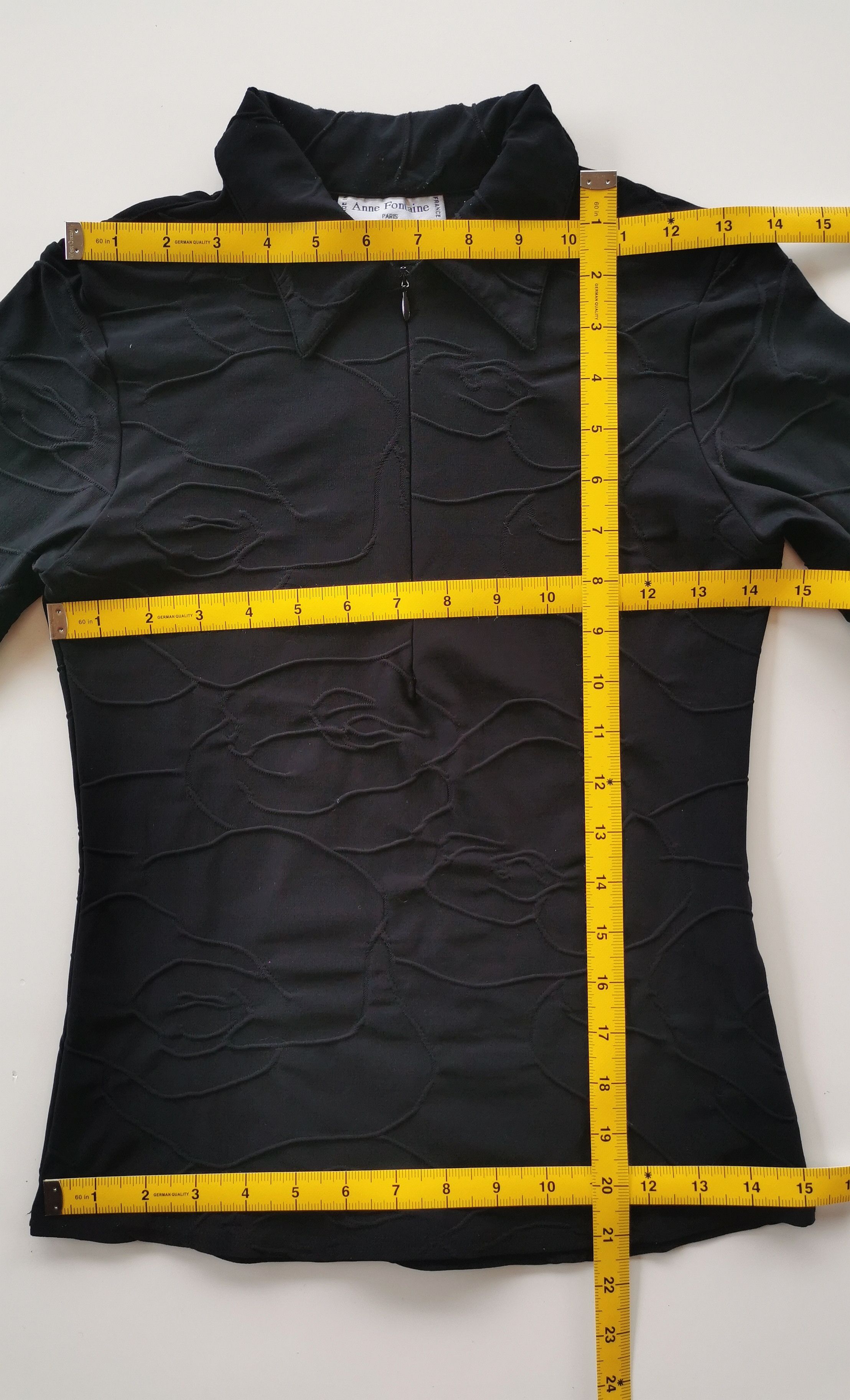ANNE FONTAINE Anne Fontaine Epicea Long Sleeve Polo Shirts Size XS / US 0-2 / IT 36-38 - 11 Thumbnail