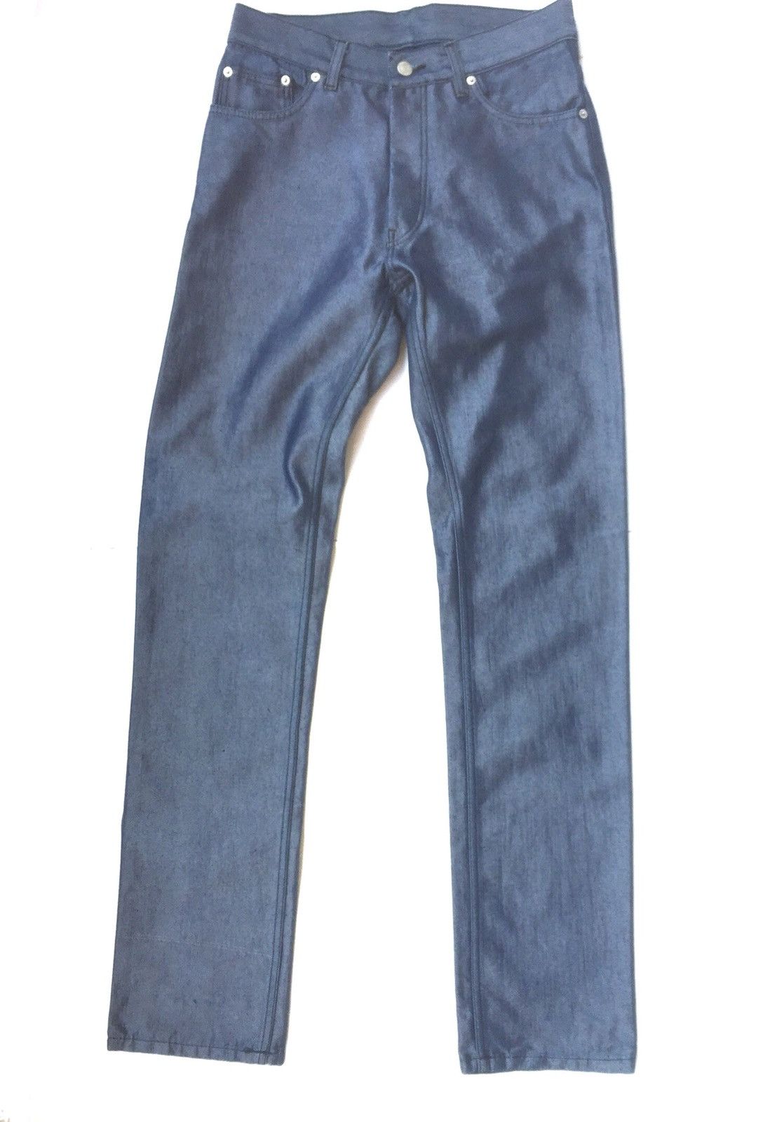 Helmut Lang archive Helmut Lang 1997 reverse raw polypropylene jean Size US 31 - 1 Thumbnail