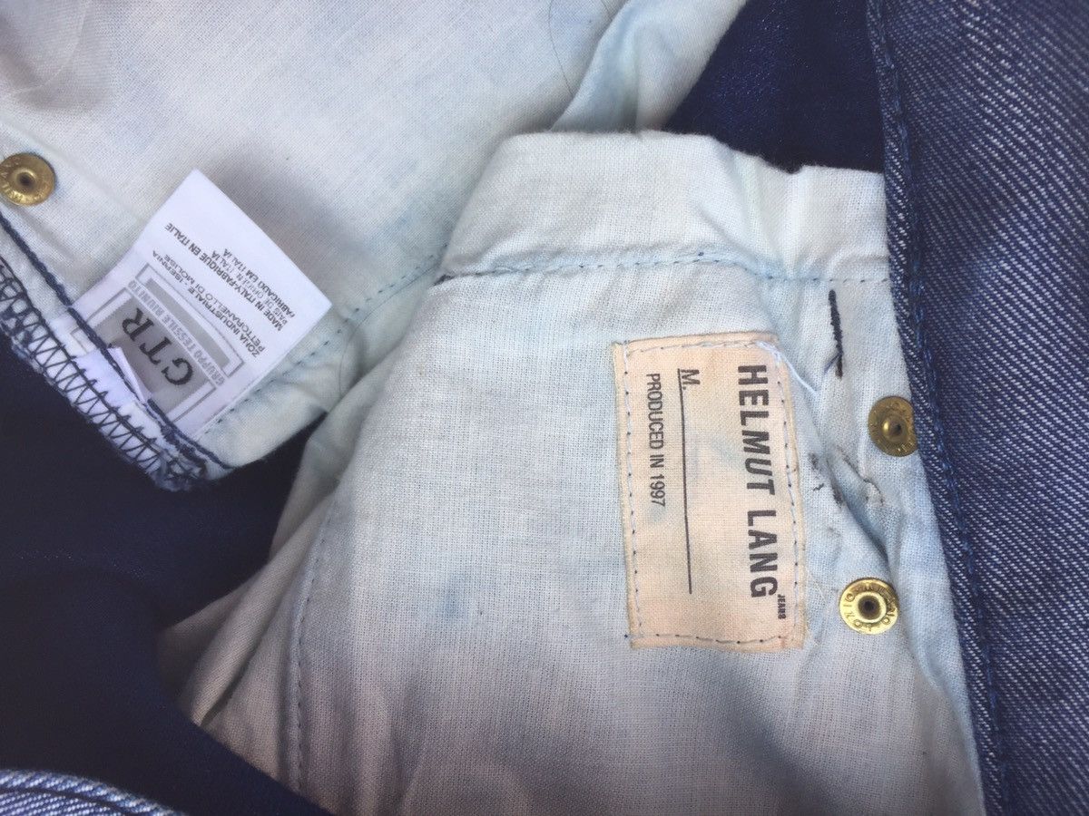 Helmut Lang archive Helmut Lang 1997 reverse raw polypropylene jean Size US 31 - 4 Thumbnail