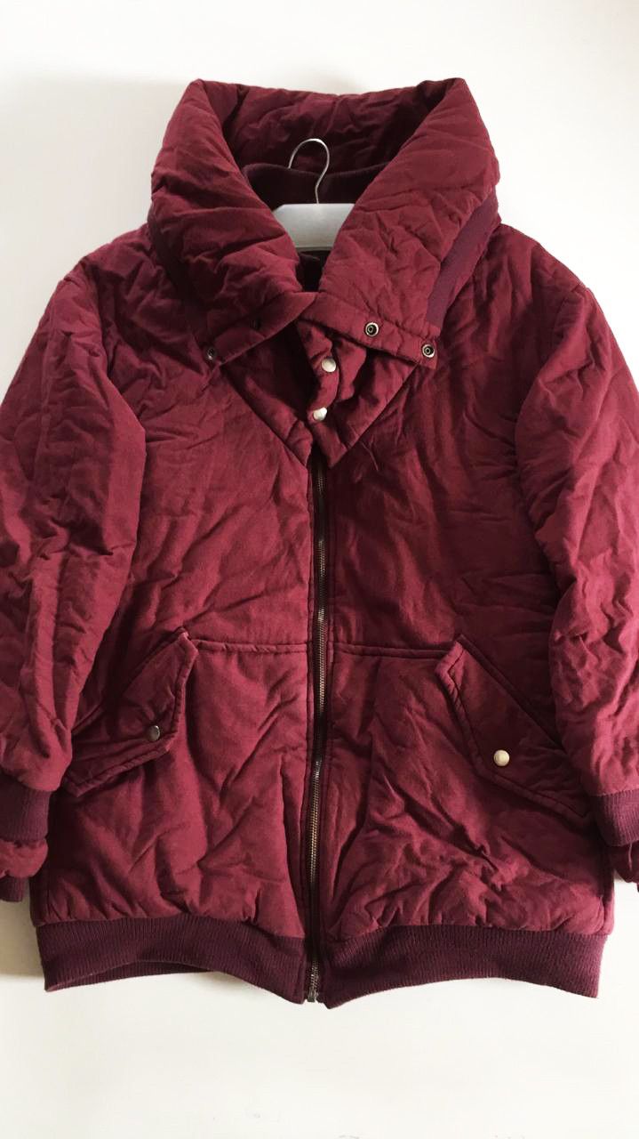 Vintage Japanese Brand Number Nine Double Sleeve Maroon Jacket Size US L / EU 52-54 / 3 - 4 Thumbnail