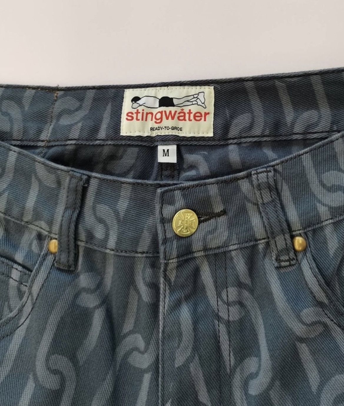 Japanese Brand × Stingwater Stingwater chain denim jeans Size US 34 / EU 50 - 5 Thumbnail