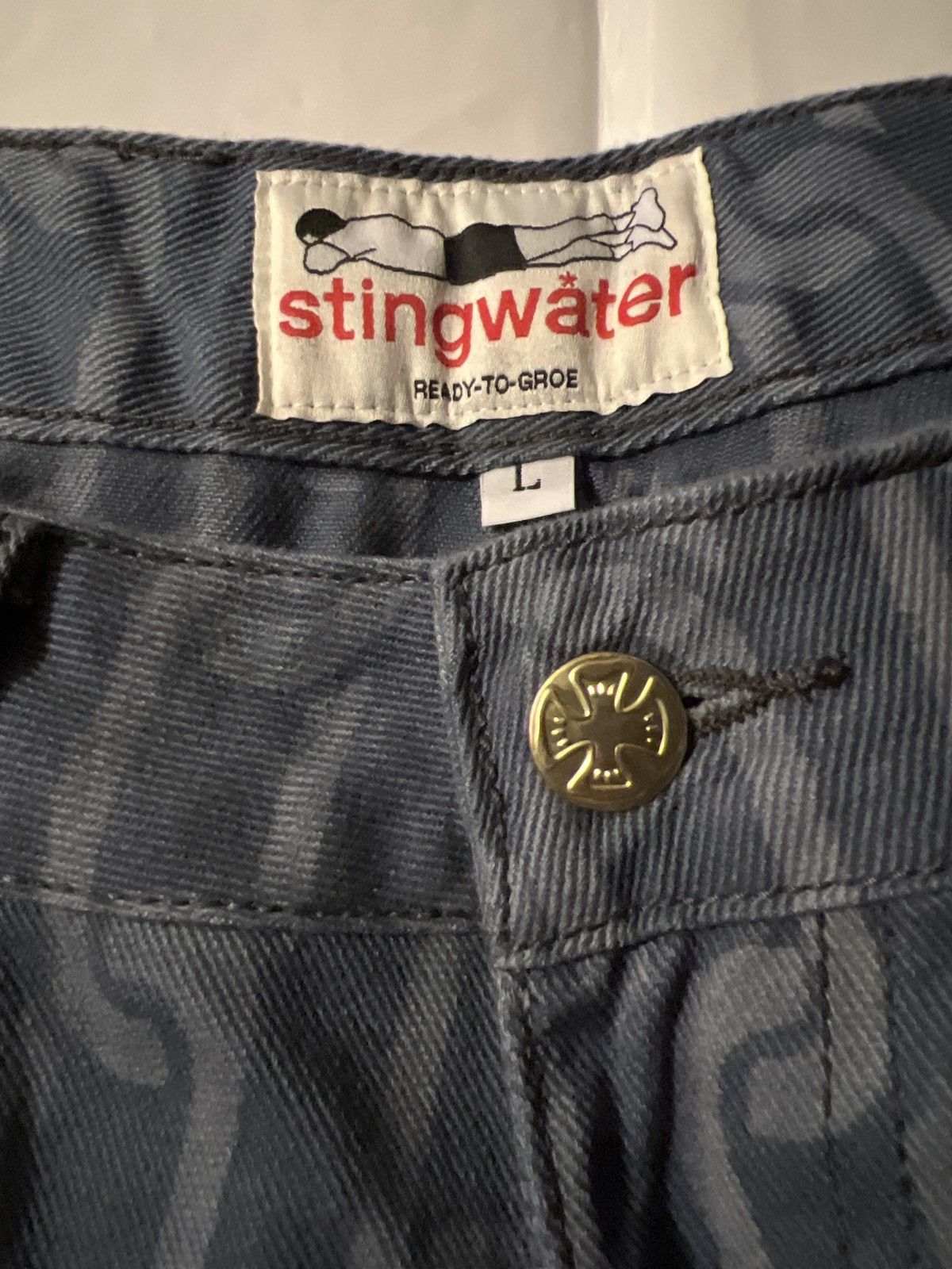 Japanese Brand × Stingwater Stingwater chain denim jeans Size US 34 / EU 50 - 8 Thumbnail