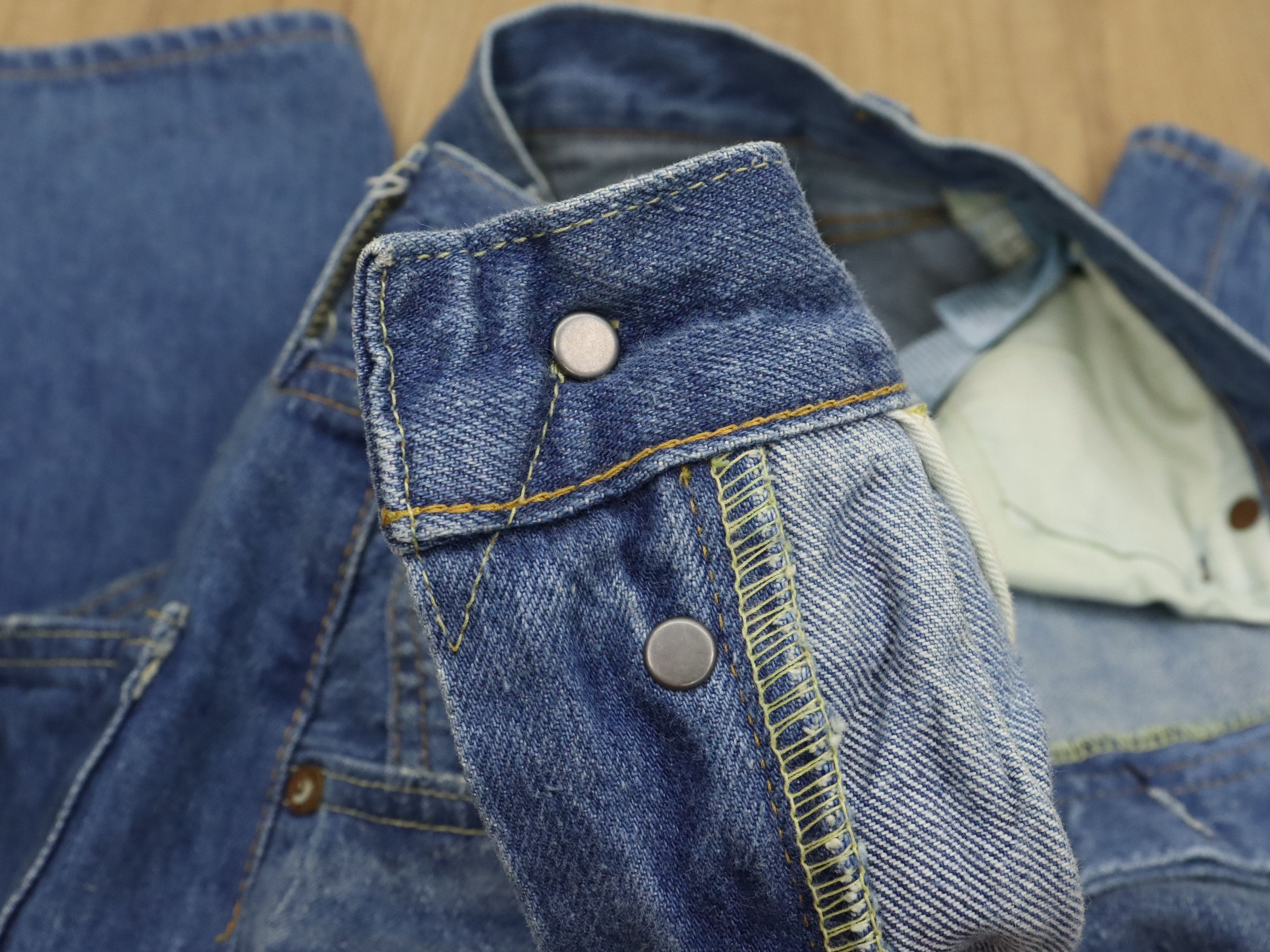 Levi's Vintage Clothing LVC 501XX 1955 50s Model Selvedge Big E Loose Straight Jean Size US 30 / EU 46 - 20 Thumbnail