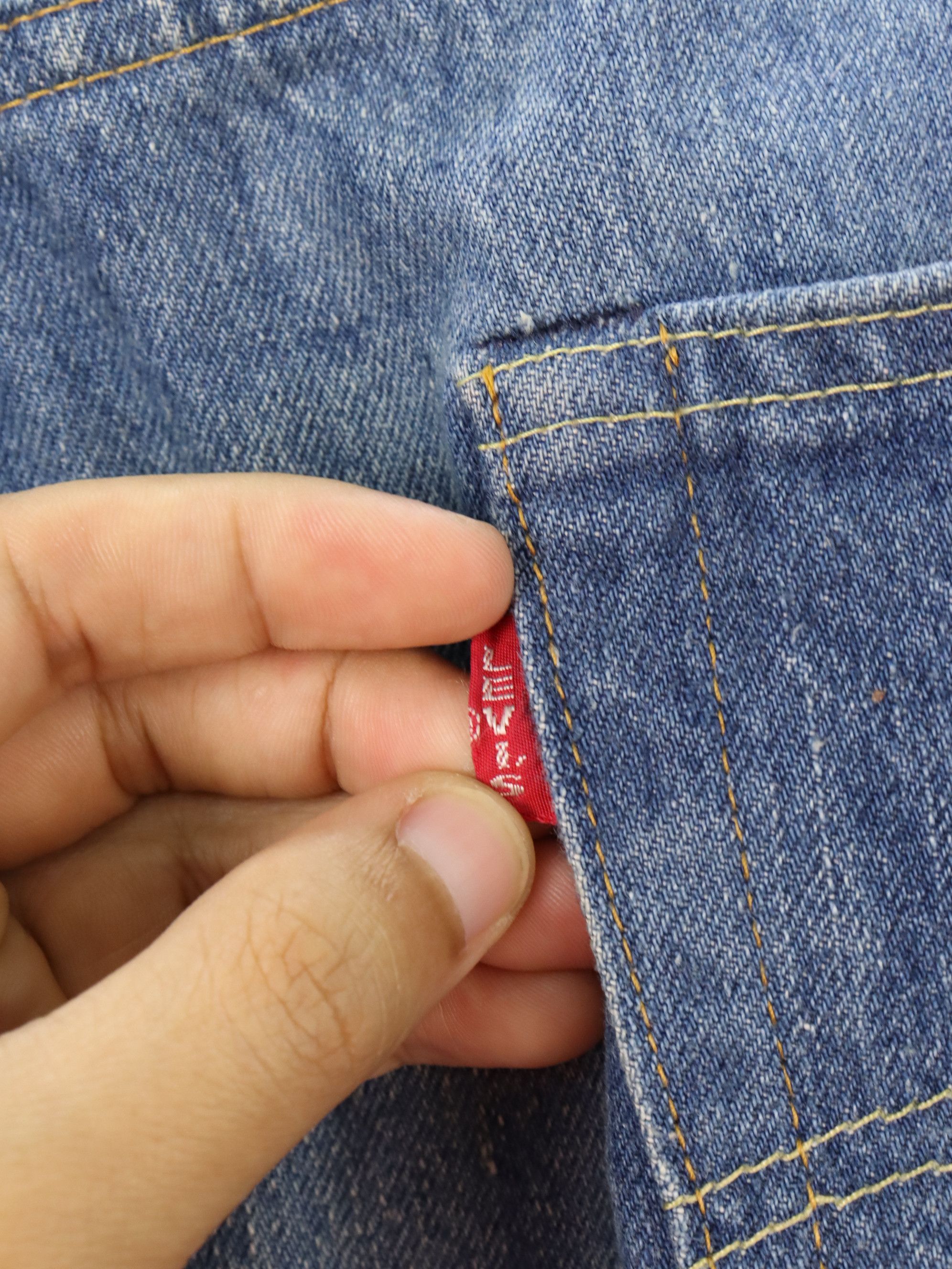 Levi's Vintage Clothing LVC 501XX 1955 50s Model Selvedge Big E Loose Straight Jean Size US 30 / EU 46 - 11 Thumbnail