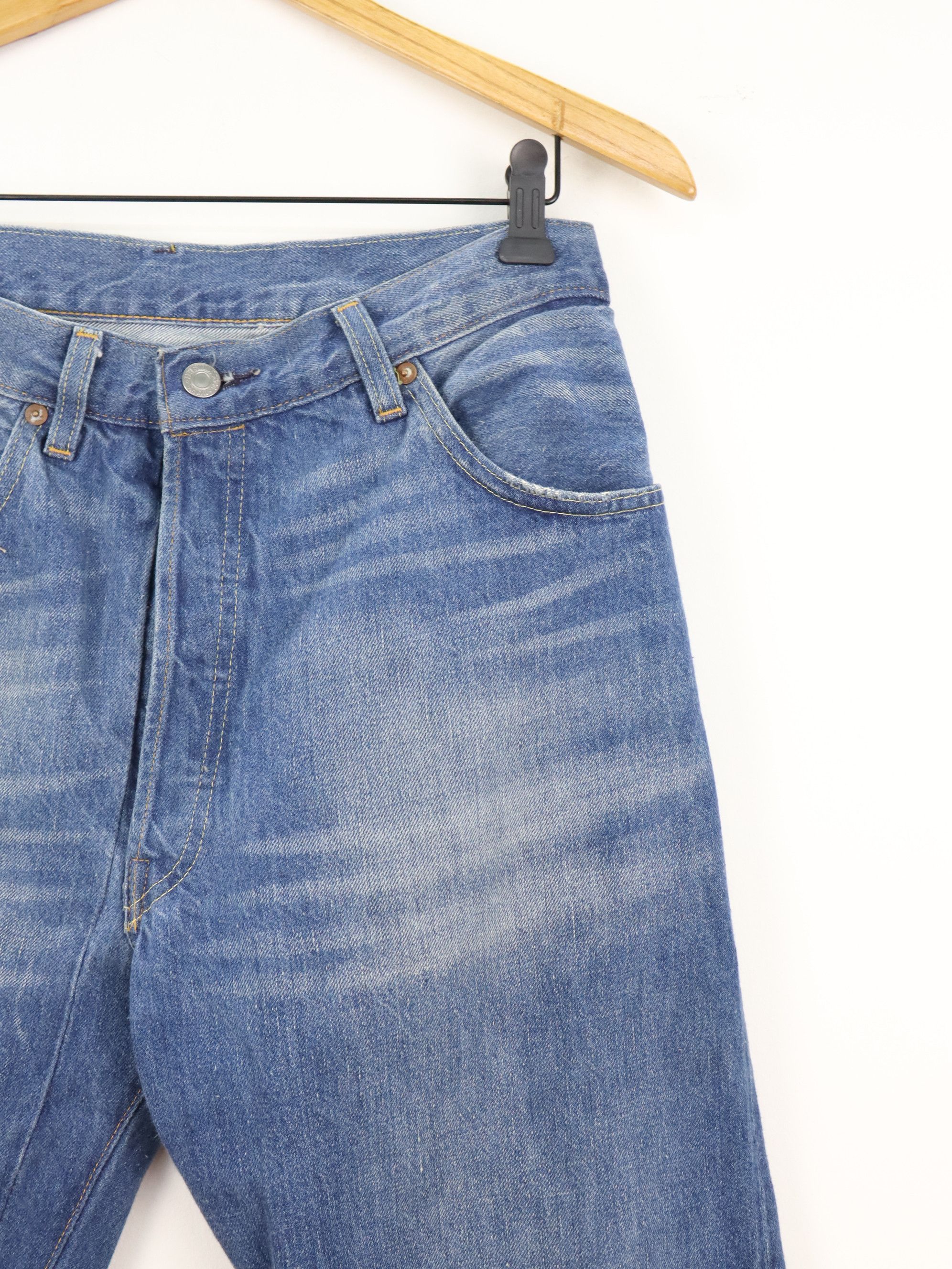 Levi's Vintage Clothing LVC 501XX 1955 50s Model Selvedge Big E Loose Straight Jean Size US 30 / EU 46 - 5 Thumbnail