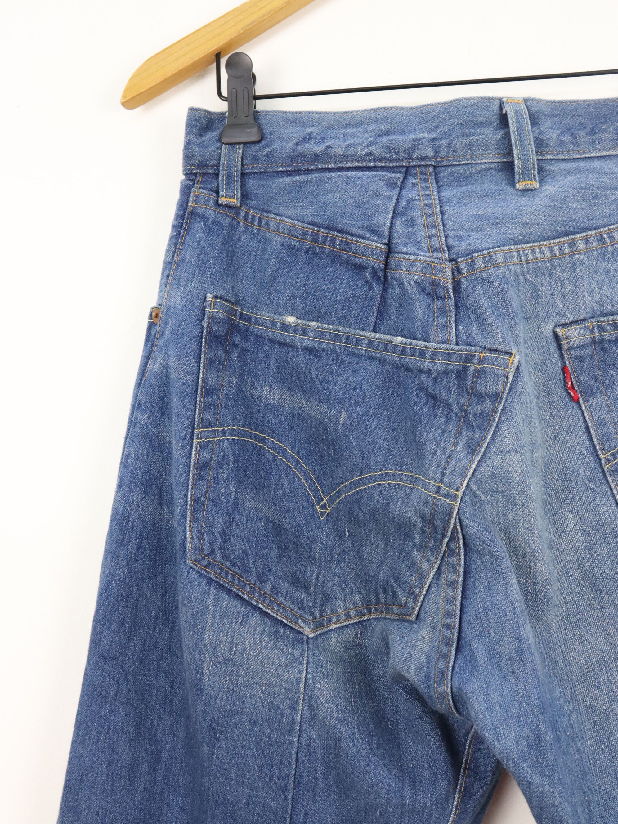 Levi's Vintage Clothing LVC 501XX 1955 50s Model Selvedge Big E Loose Straight Jean Size US 30 / EU 46 - 8 Thumbnail