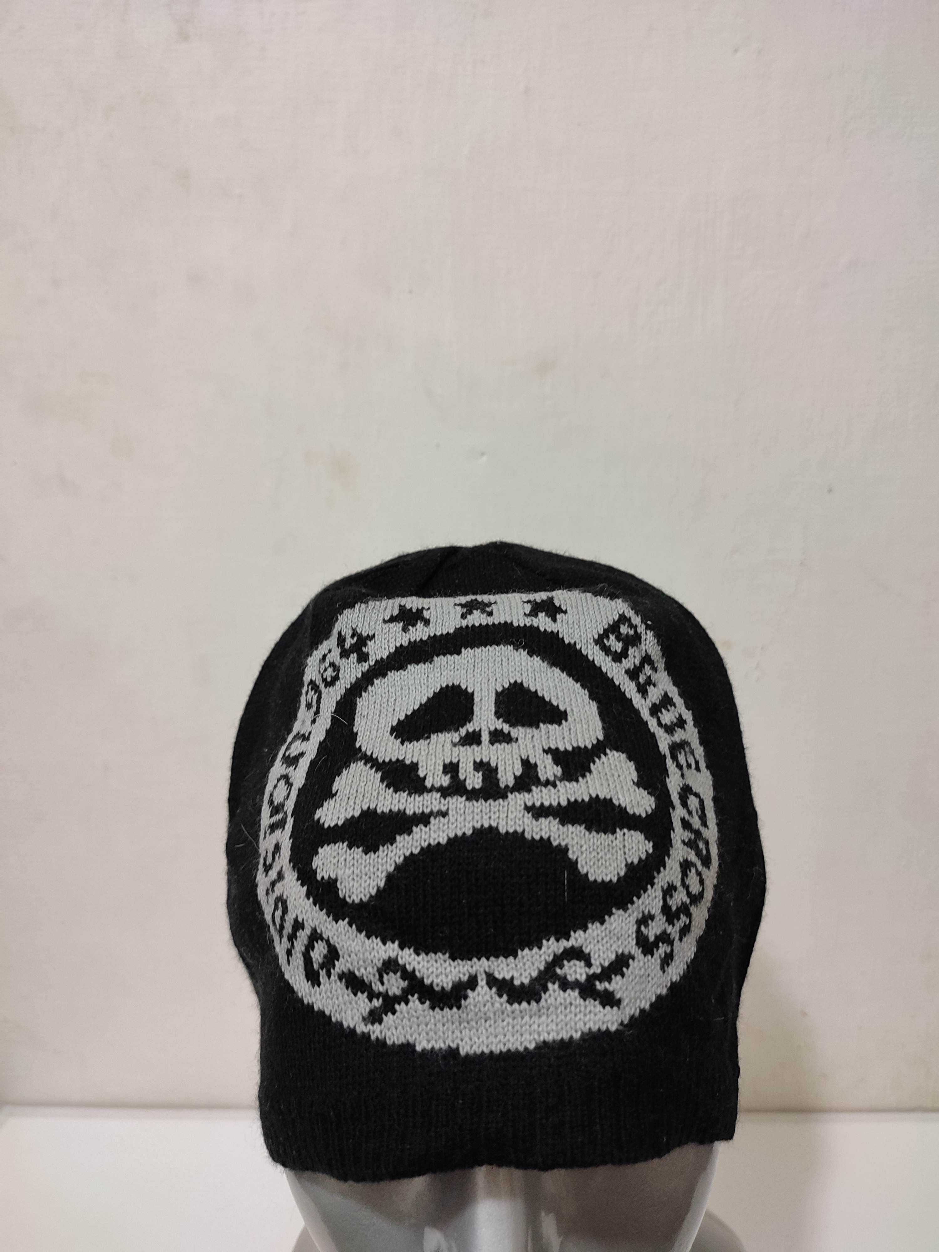 Japanese Brand 🔥Japanese Skull Beanie Punk Rock Bondage Hats Size ONE SIZE - 2 Thumbnail