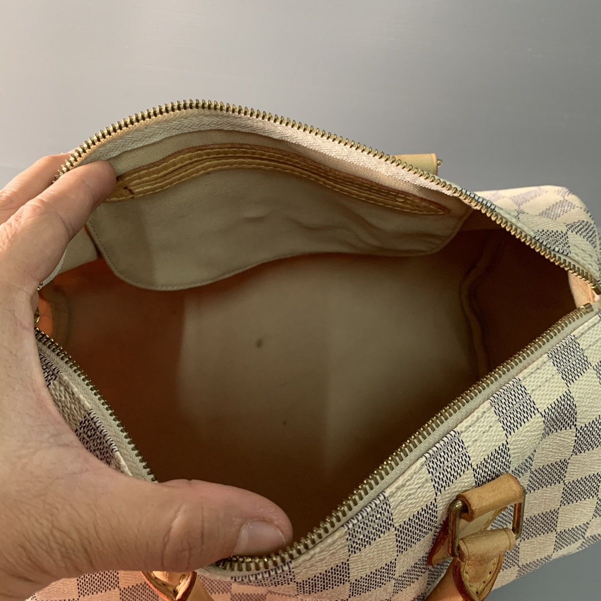 Louis Vuitton Louis Vuitton Speedy 30 Damier Azure Handbag Size ONE SIZE - 18 Thumbnail