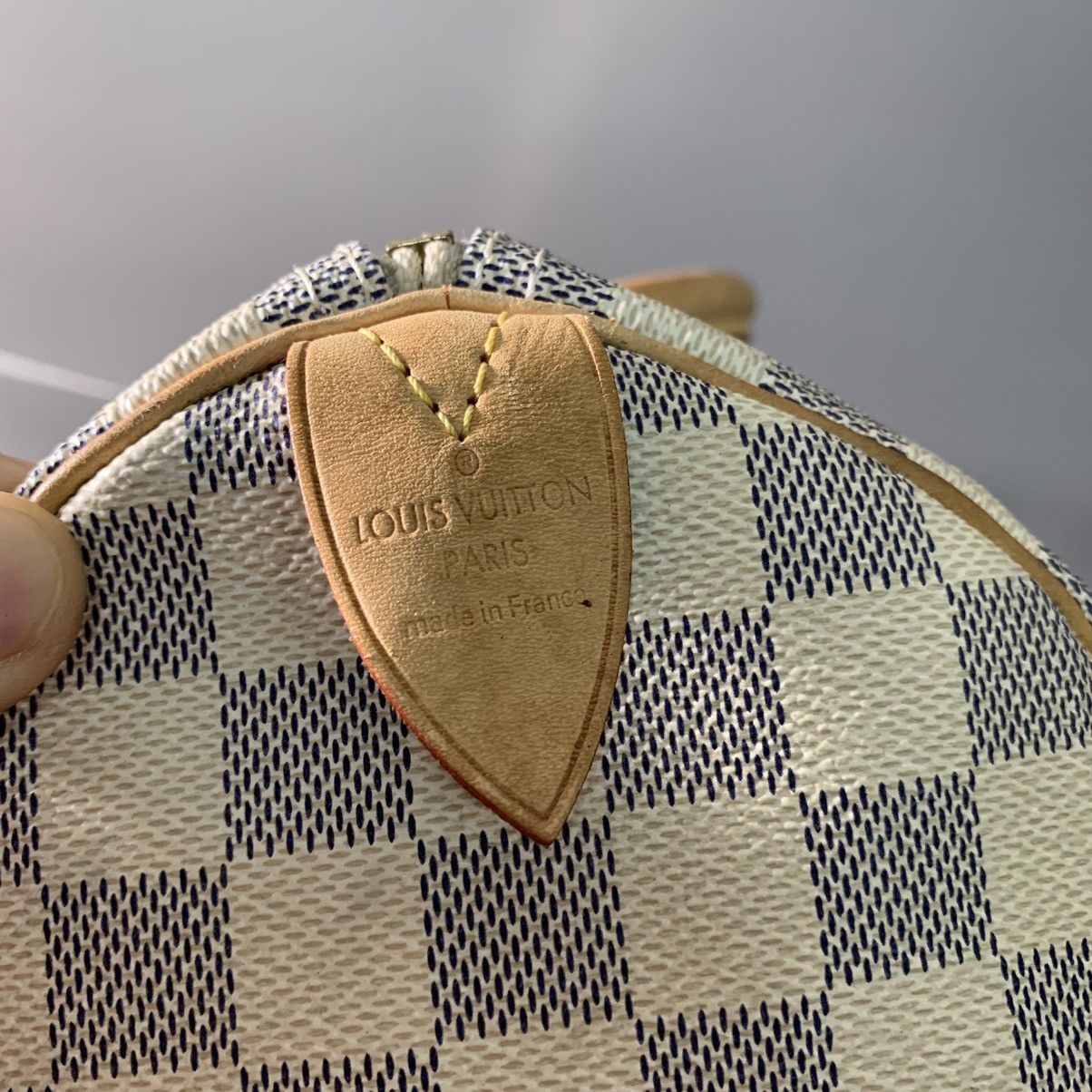 Louis Vuitton Louis Vuitton Speedy 30 Damier Azure Handbag Size ONE SIZE - 17 Thumbnail