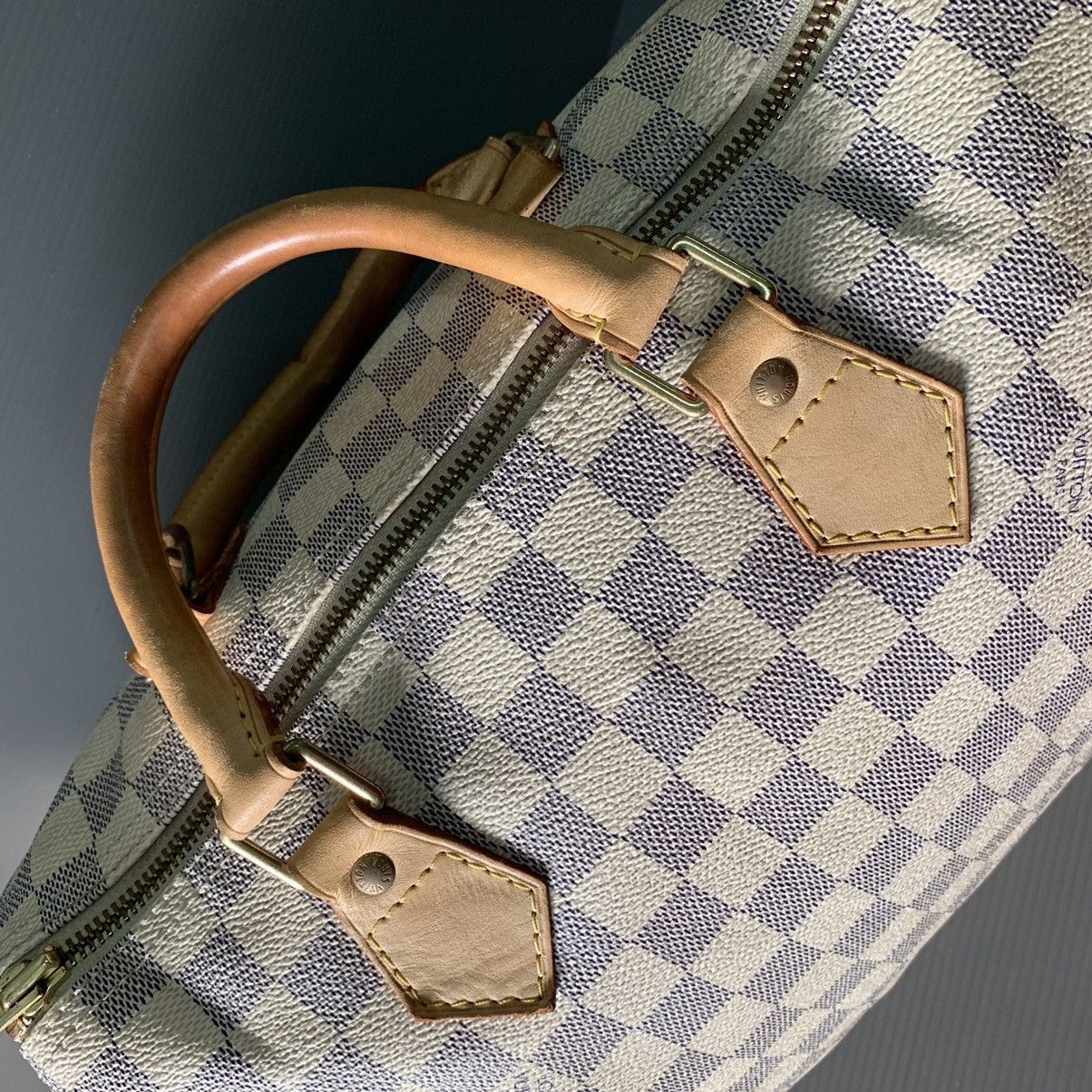 Louis Vuitton Louis Vuitton Speedy 30 Damier Azure Handbag Size ONE SIZE - 13 Thumbnail