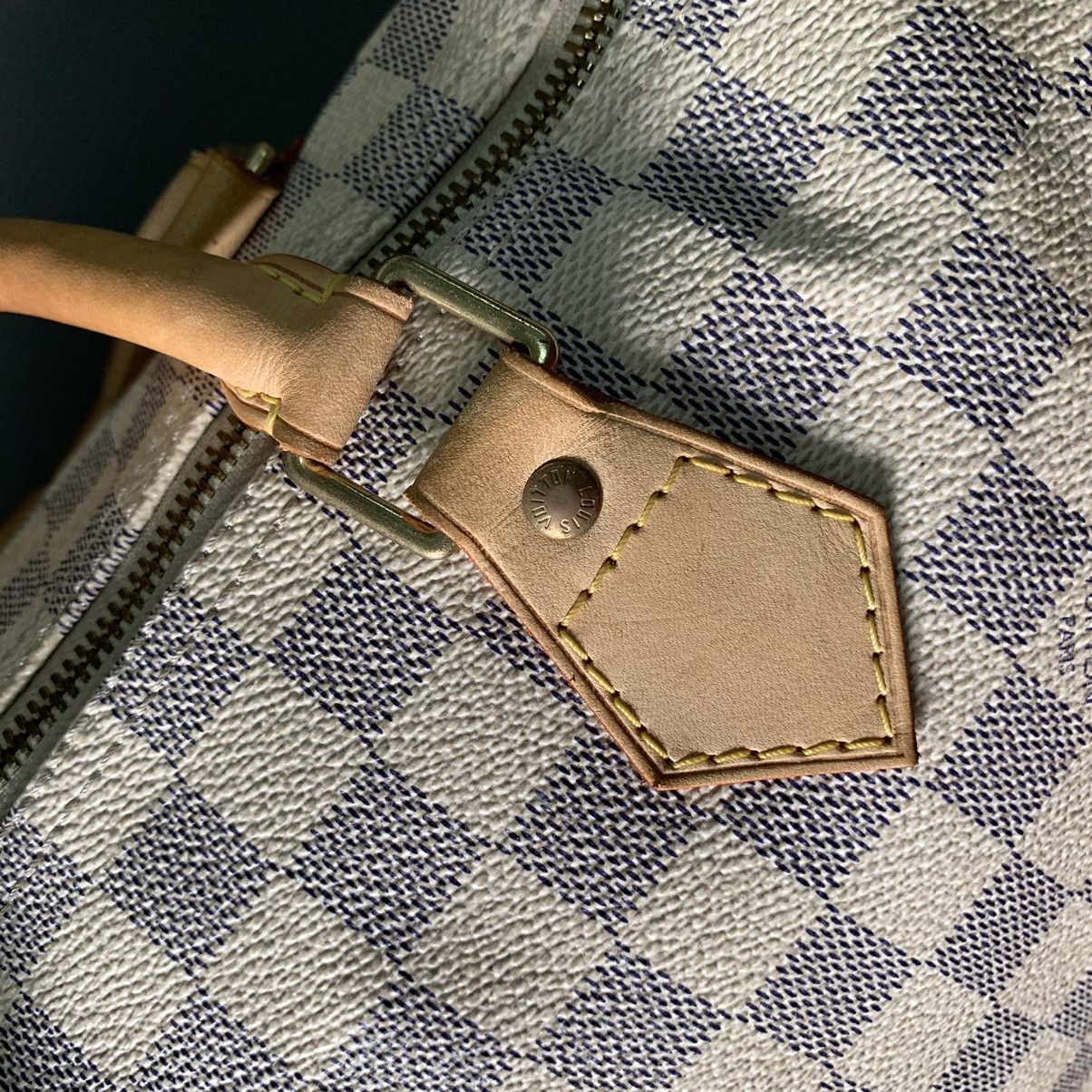 Louis Vuitton Louis Vuitton Speedy 30 Damier Azure Handbag Size ONE SIZE - 14 Thumbnail
