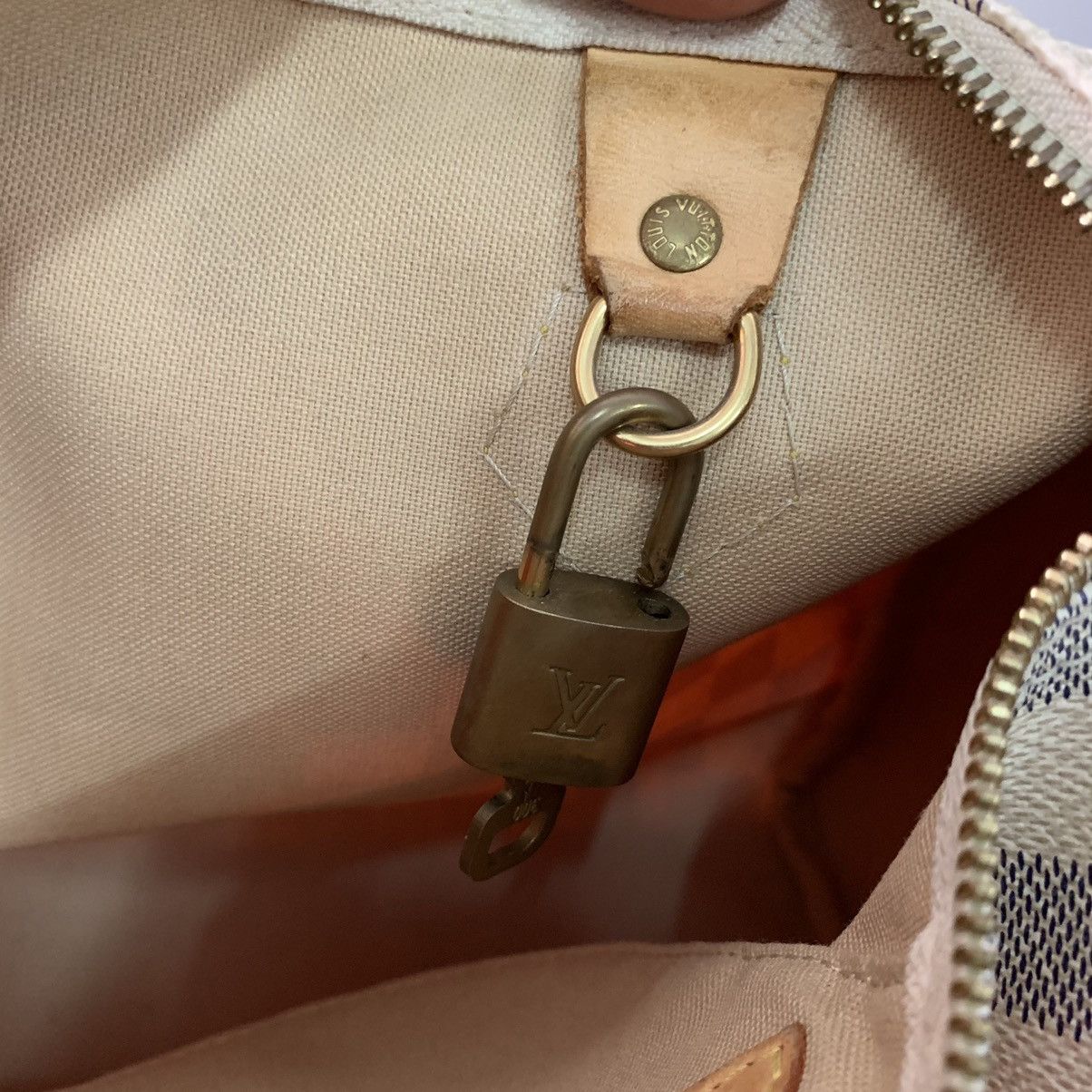 Louis Vuitton Louis Vuitton Speedy 30 Damier Azure Handbag Size ONE SIZE - 21 Thumbnail