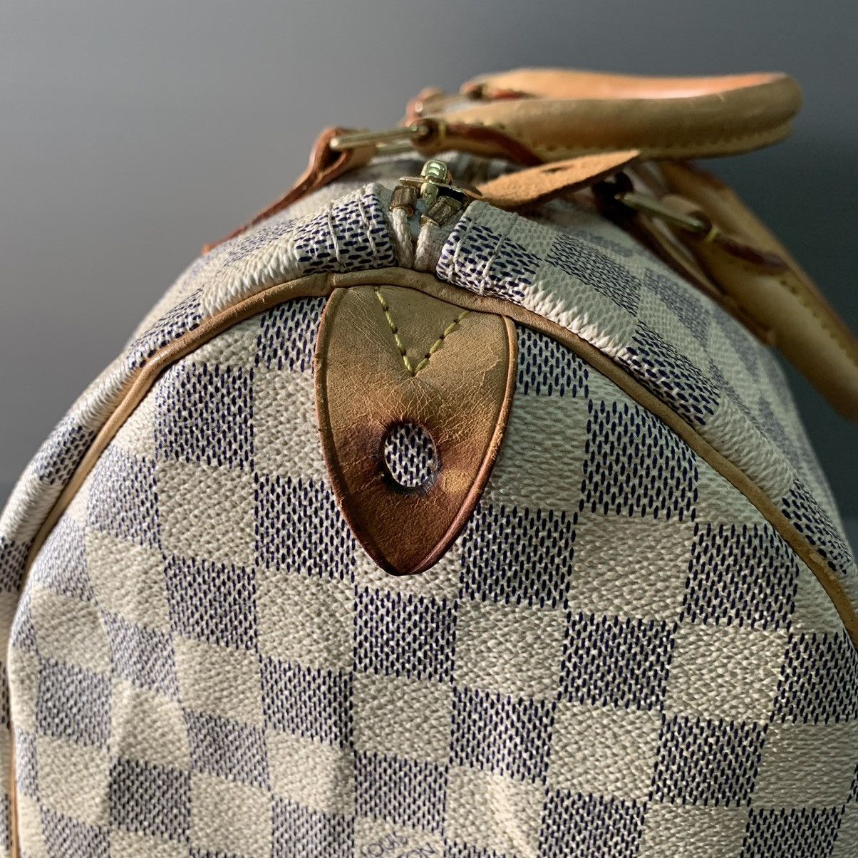 Louis Vuitton Louis Vuitton Speedy 30 Damier Azure Handbag Size ONE SIZE - 6 Thumbnail
