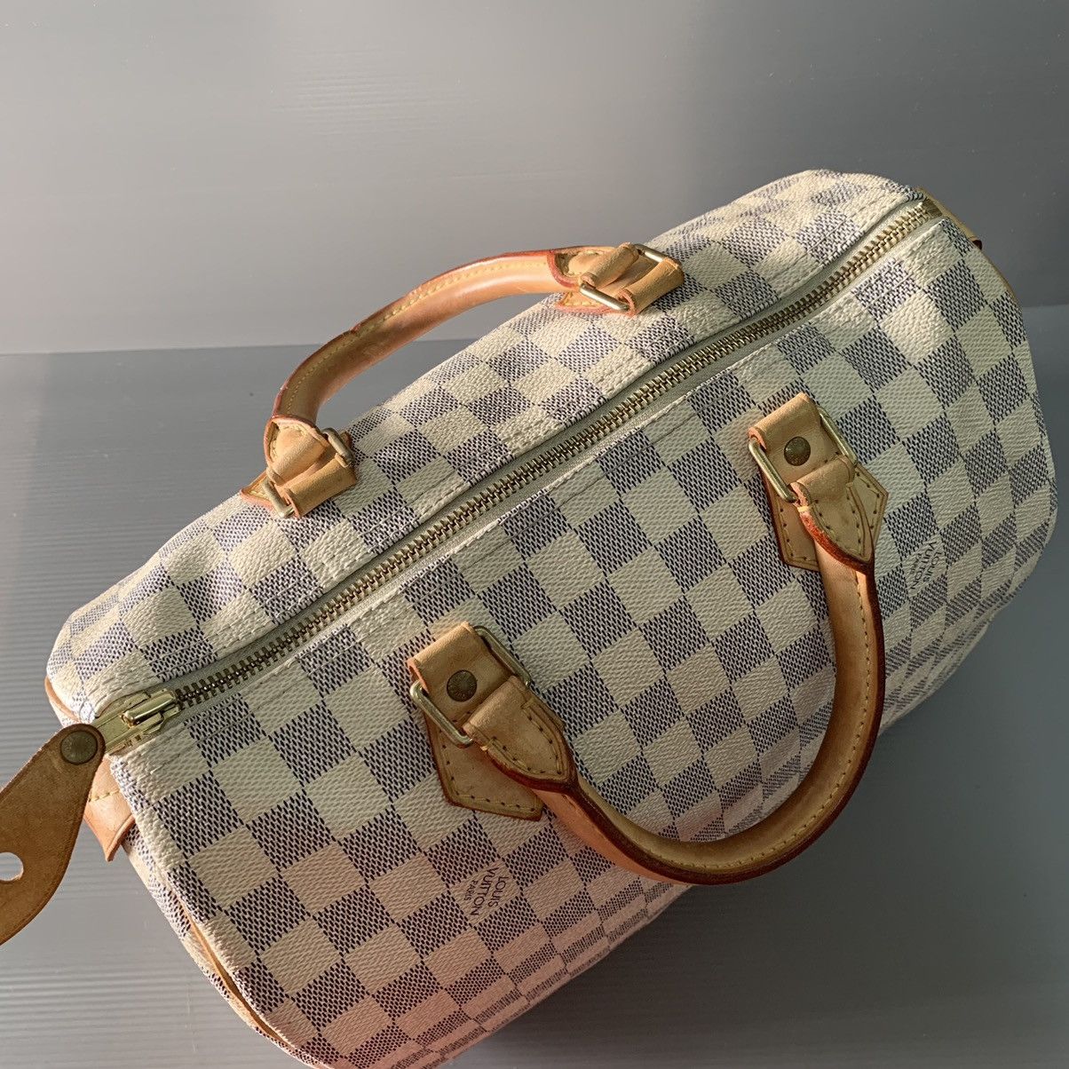 Louis Vuitton Louis Vuitton Speedy 30 Damier Azure Handbag Size ONE SIZE - 5 Thumbnail