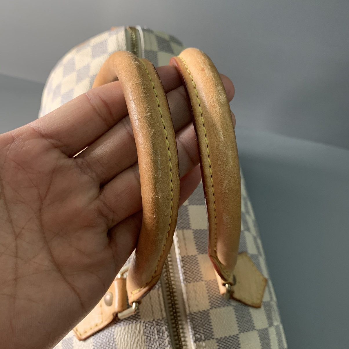 Louis Vuitton Louis Vuitton Speedy 30 Damier Azure Handbag Size ONE SIZE - 15 Thumbnail