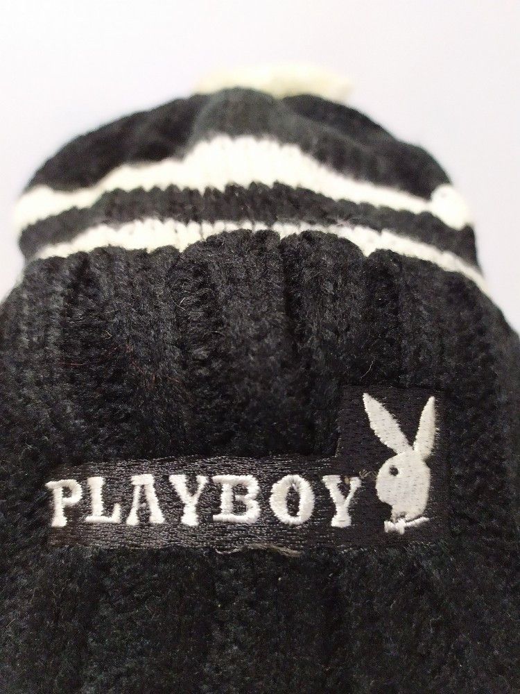 Playboy × Vintage 🔥Playboy embroidery Logo Beanie Size ONE SIZE - 2 Thumbnail