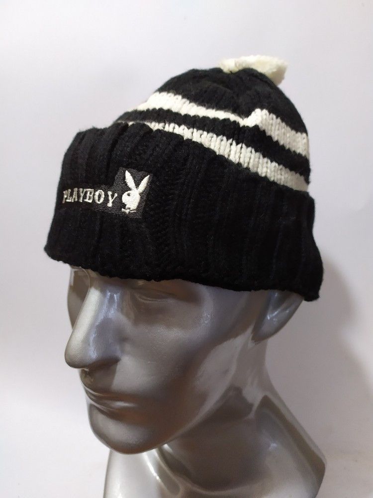 Playboy × Vintage 🔥Playboy embroidery Logo Beanie Size ONE SIZE - 4 Thumbnail