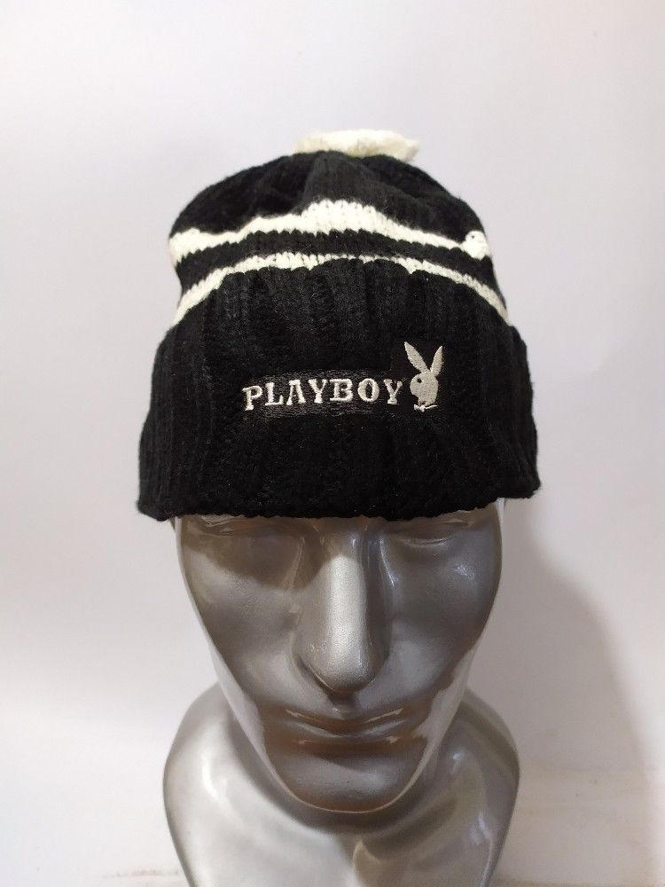 Playboy × Vintage 🔥Playboy embroidery Logo Beanie Size ONE SIZE - 1 Thumbnail