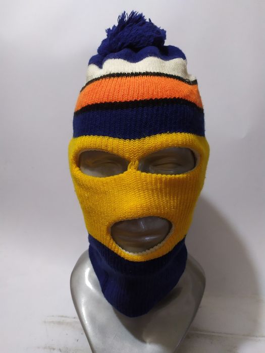 Streetwear Unknown Stripe Multi Coloured design balaclava Masked