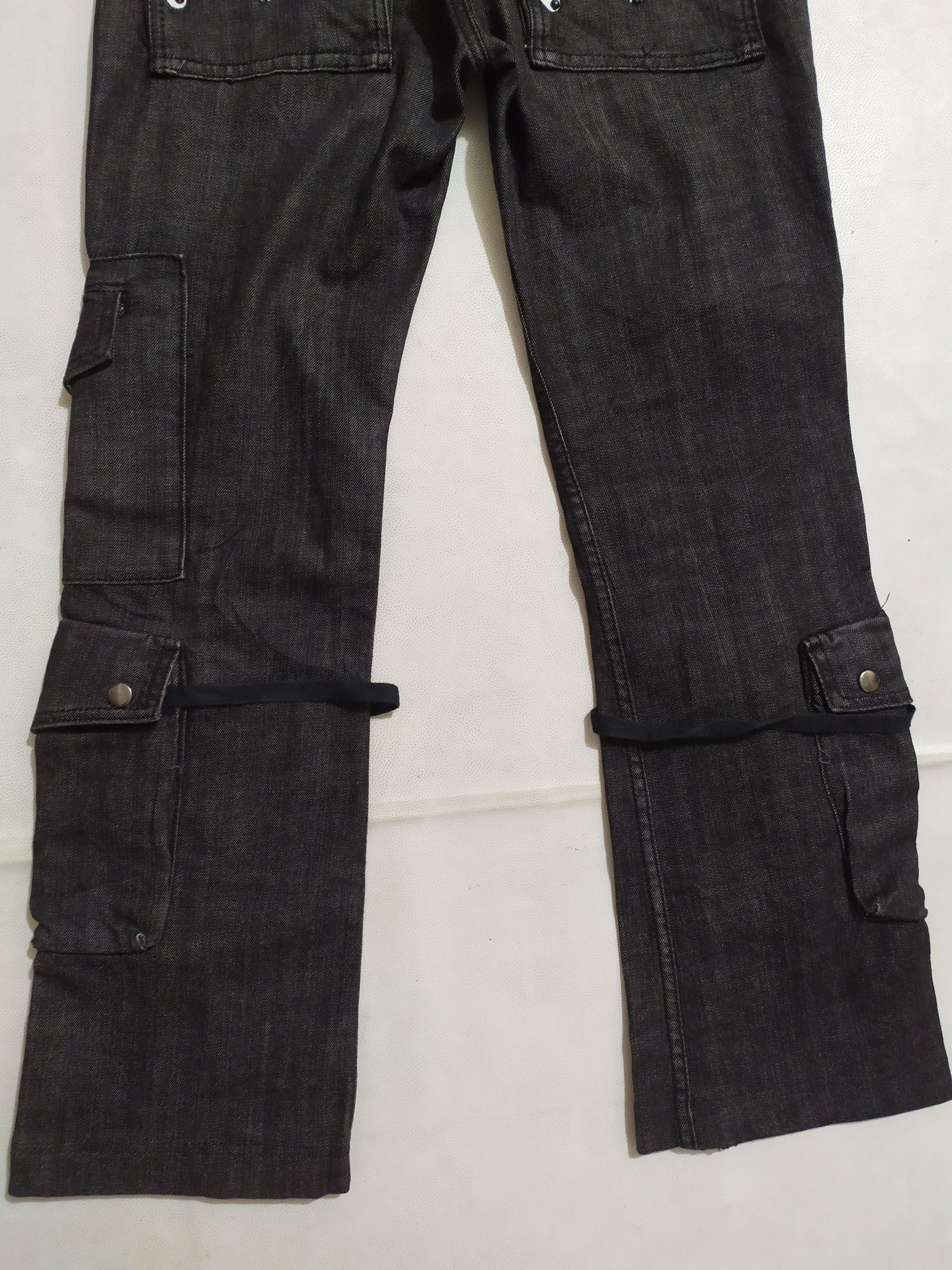 Japanese Brand 🔥Richmond Multipocket Bondage Jeans Denim Pants Low rise Size US 28 / EU 44 - 8 Thumbnail