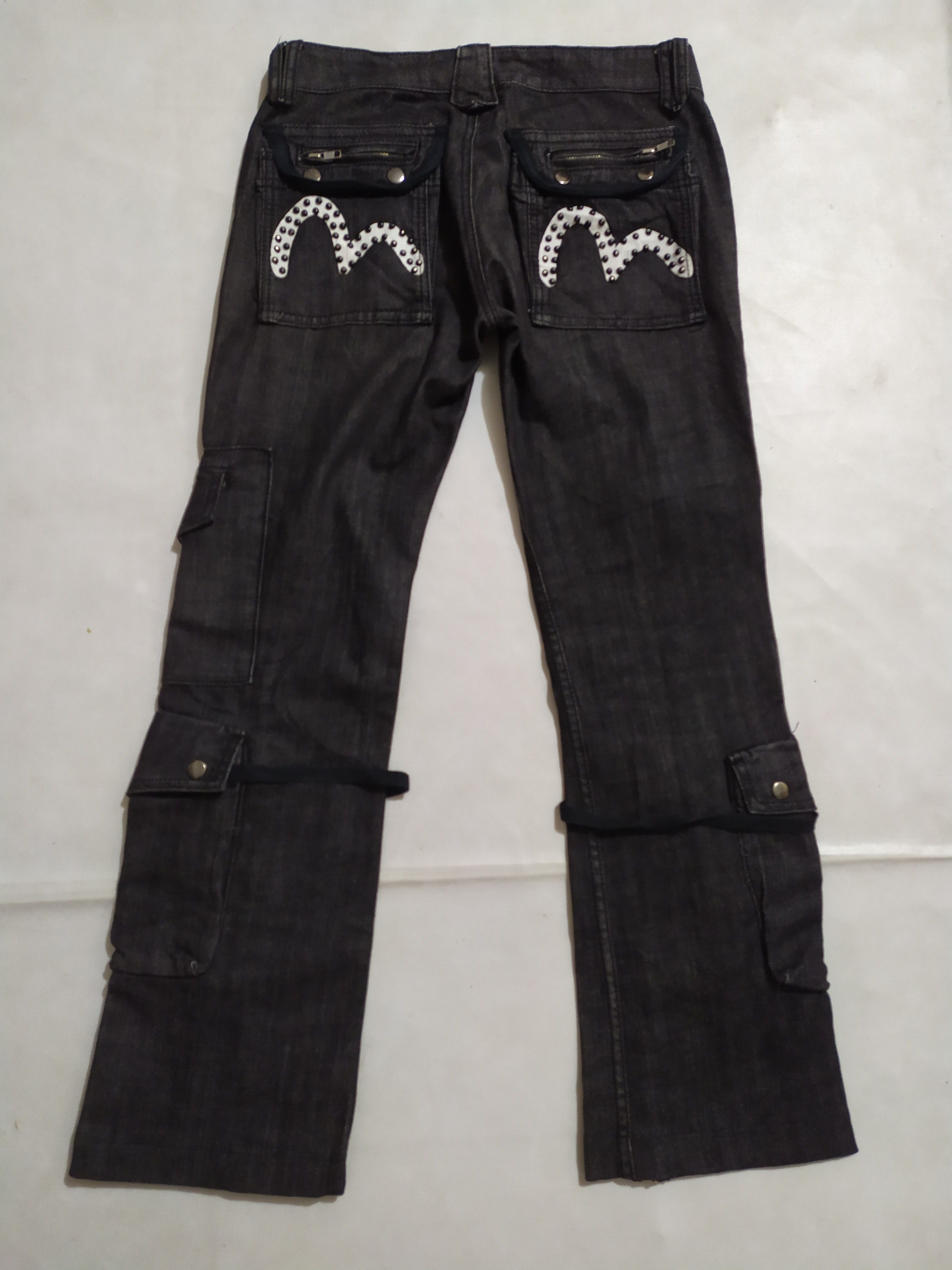 Japanese Brand 🔥Richmond Multipocket Bondage Jeans Denim Pants Low rise Size US 28 / EU 44 - 6 Thumbnail