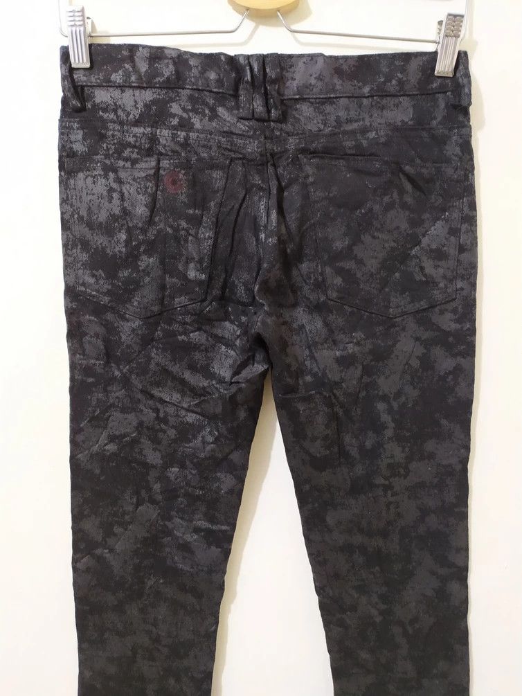 Attachment × Kazuyuki Kumagai Attachment 🔥Made in Japan Attachment Skinny black silver design Jeans Size US 27 - 6 Thumbnail