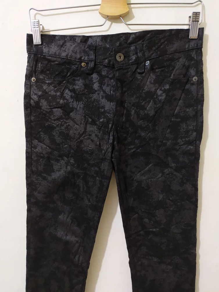 Attachment × Kazuyuki Kumagai Attachment 🔥Made in Japan Attachment Skinny black silver design Jeans Size US 27 - 2 Thumbnail