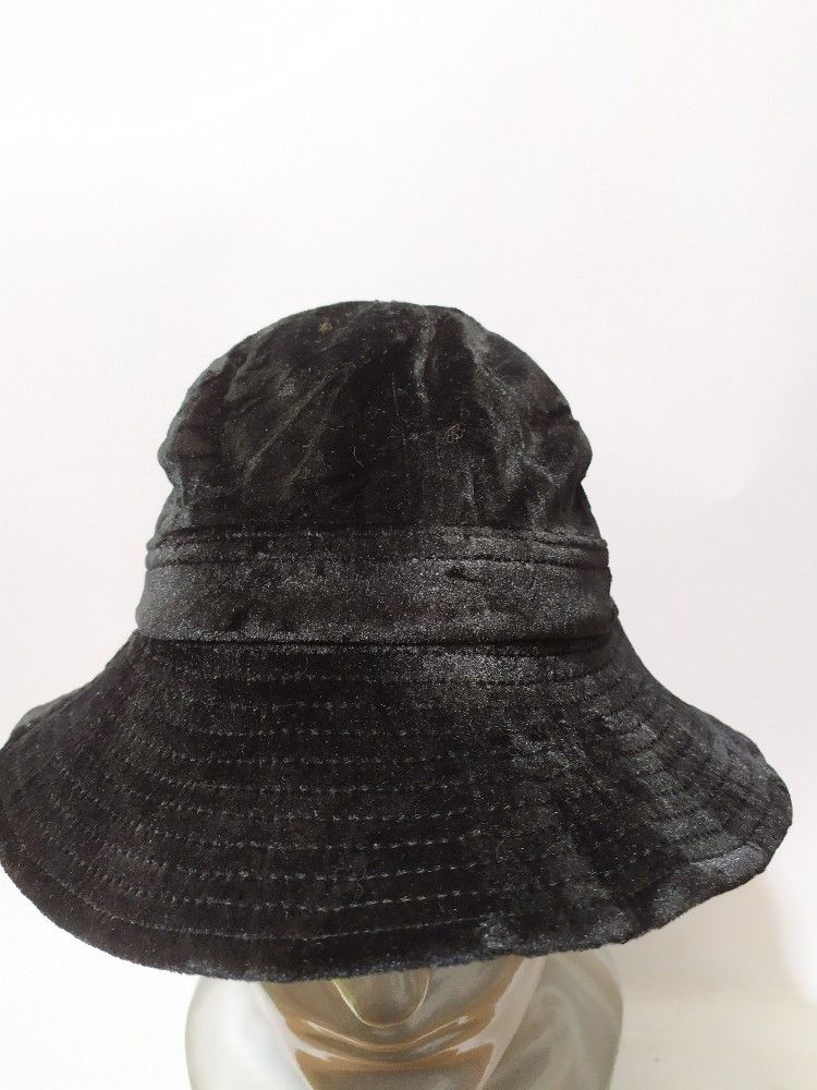 Japanese Brand Sugai Japan Black Shine Bucket Hats Size: 54.5cm Size ONE SIZE - 3 Thumbnail