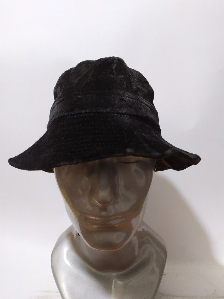 Japanese Brand Sugai Japan Black Shine Bucket Hats Size: 54.5cm Size ONE SIZE - 4 Thumbnail
