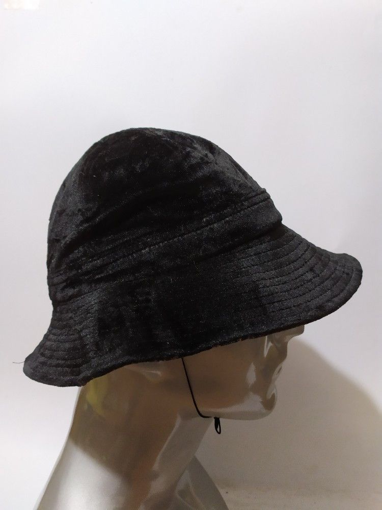 Japanese Brand Sugai Japan Black Shine Bucket Hats Size: 54.5cm Size ONE SIZE - 5 Thumbnail