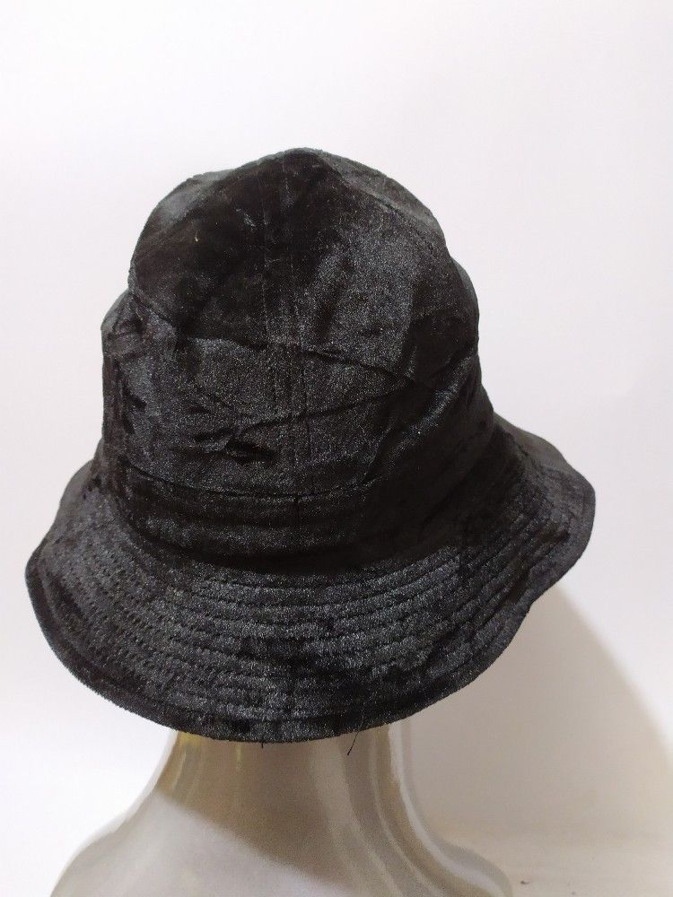 Japanese Brand Sugai Japan Black Shine Bucket Hats Size: 54.5cm Size ONE SIZE - 6 Thumbnail