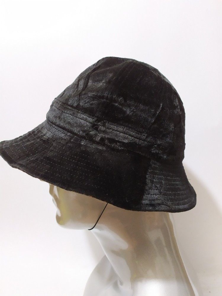 Sugai Japan Black Shine Bucket Hats Size: 54.5cm