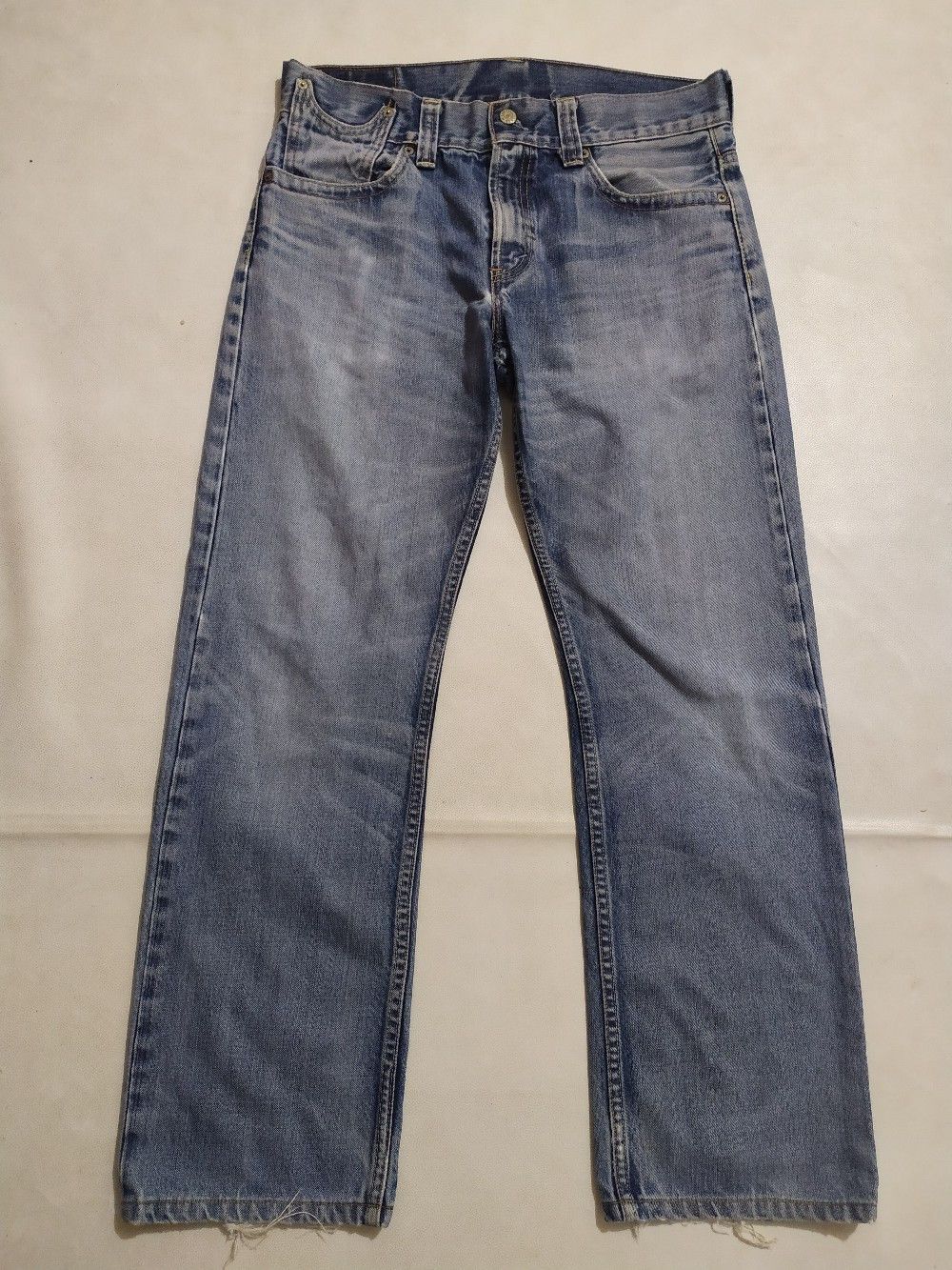 Levi's 523 Straight Fit Classic Stone Washed Denim Jeans