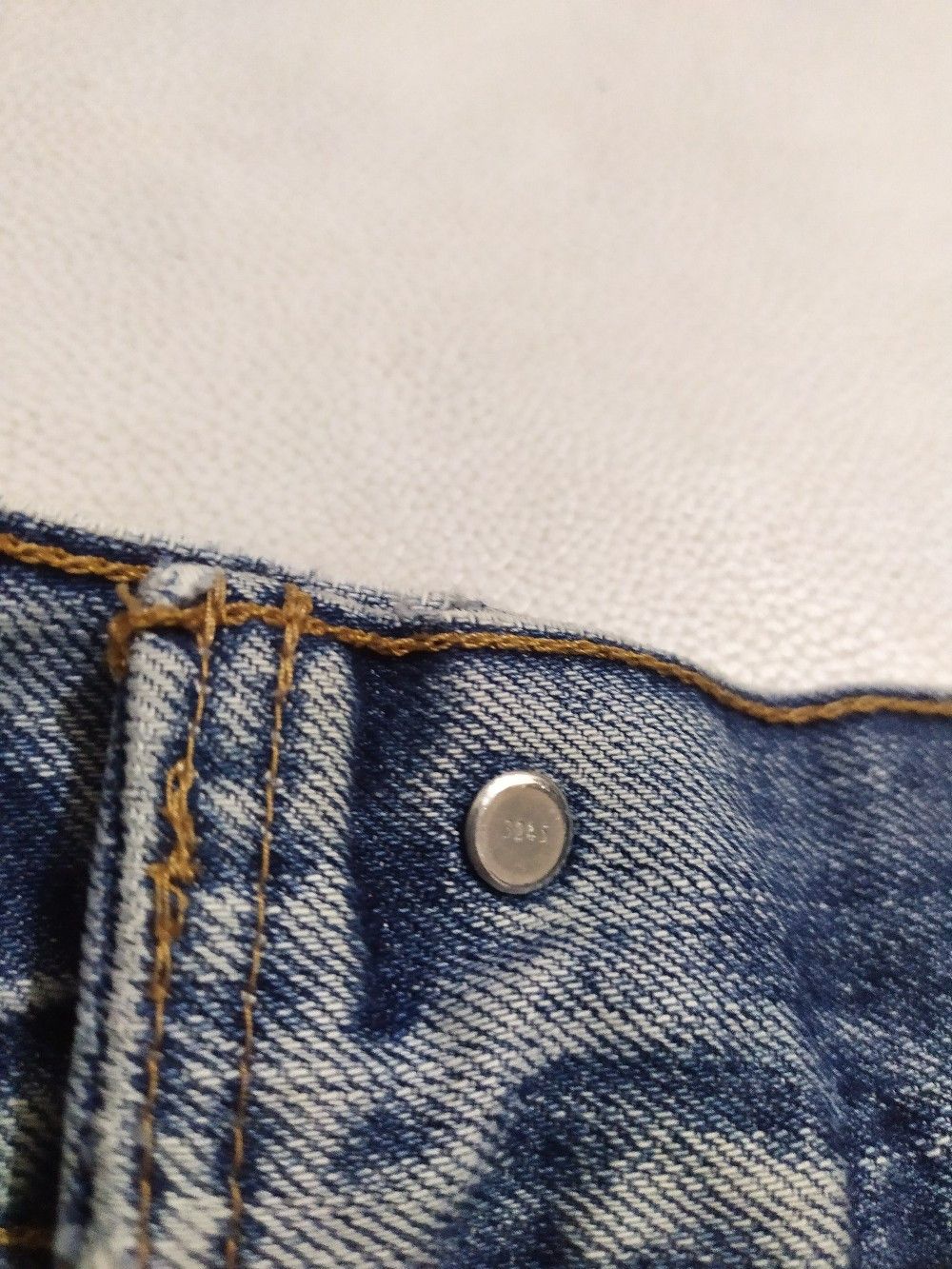Levi's × Levi's Made & Crafted × Levi's Vintage Clothing Levi’s 523 Straight Fit Classic Stone Washed Denim Jeans Size US 32 / EU 48 - 12 Thumbnail