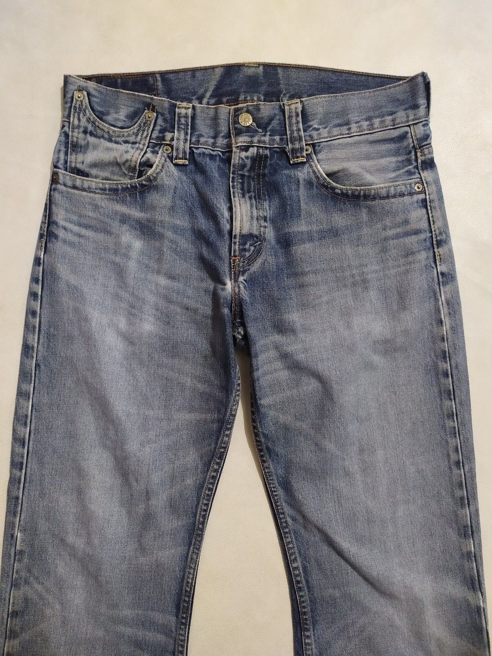 Levi's × Levi's Made & Crafted × Levi's Vintage Clothing Levi’s 523 Straight Fit Classic Stone Washed Denim Jeans Size US 32 / EU 48 - 2 Thumbnail
