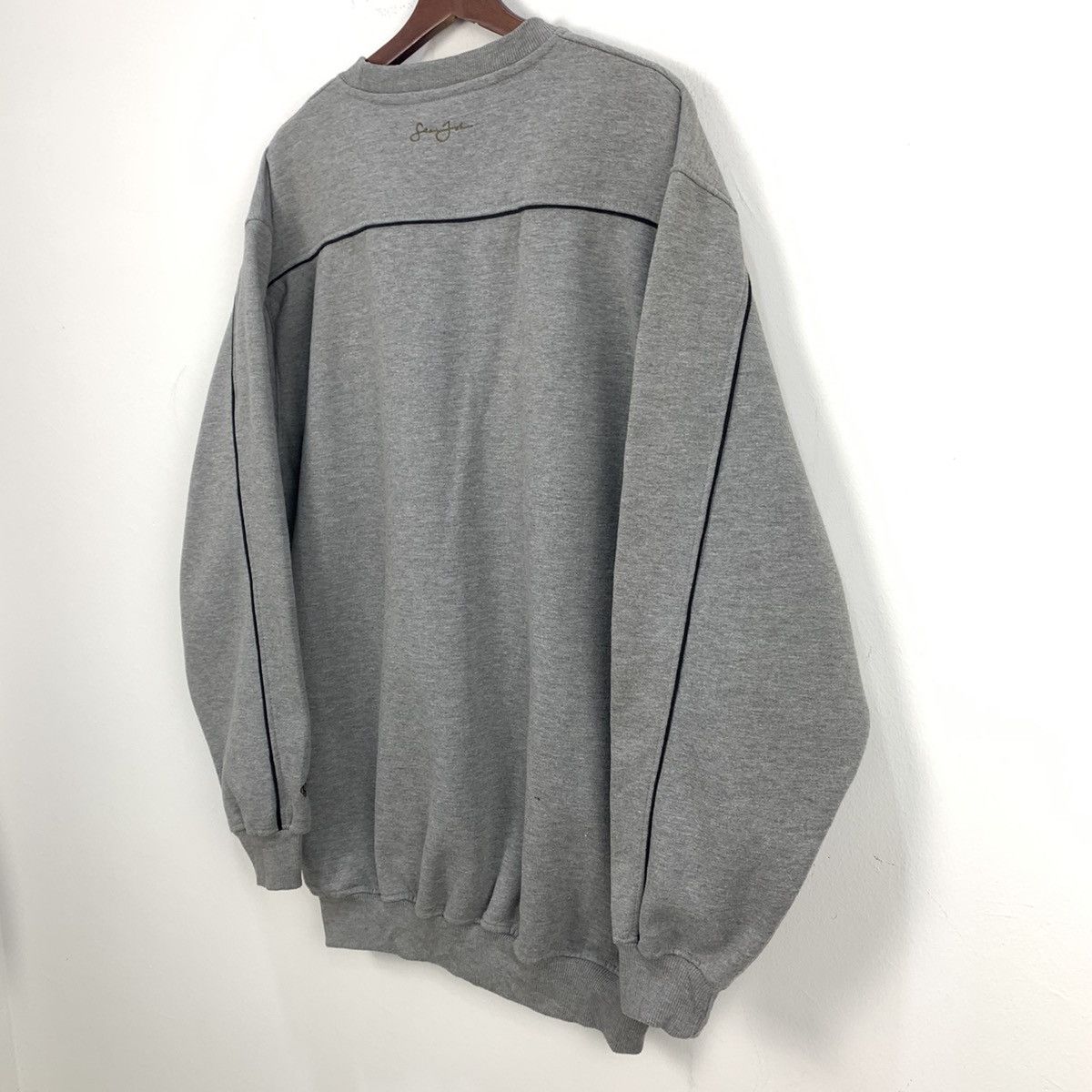 Sean John SEAN JOHN Vtg 90s Embroidered Handcraft Spellout Sweatshirt Size US XXL / EU 58 / 5 - 17 Thumbnail