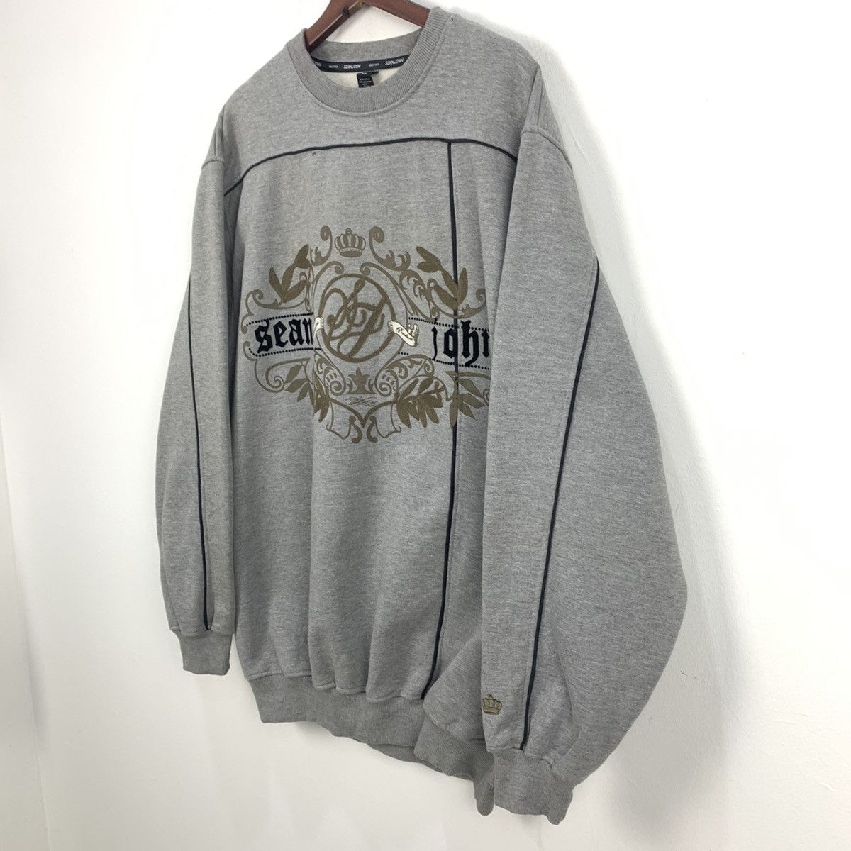 Sean John SEAN JOHN Vtg 90s Embroidered Handcraft Spellout Sweatshirt Size US XXL / EU 58 / 5 - 10 Thumbnail