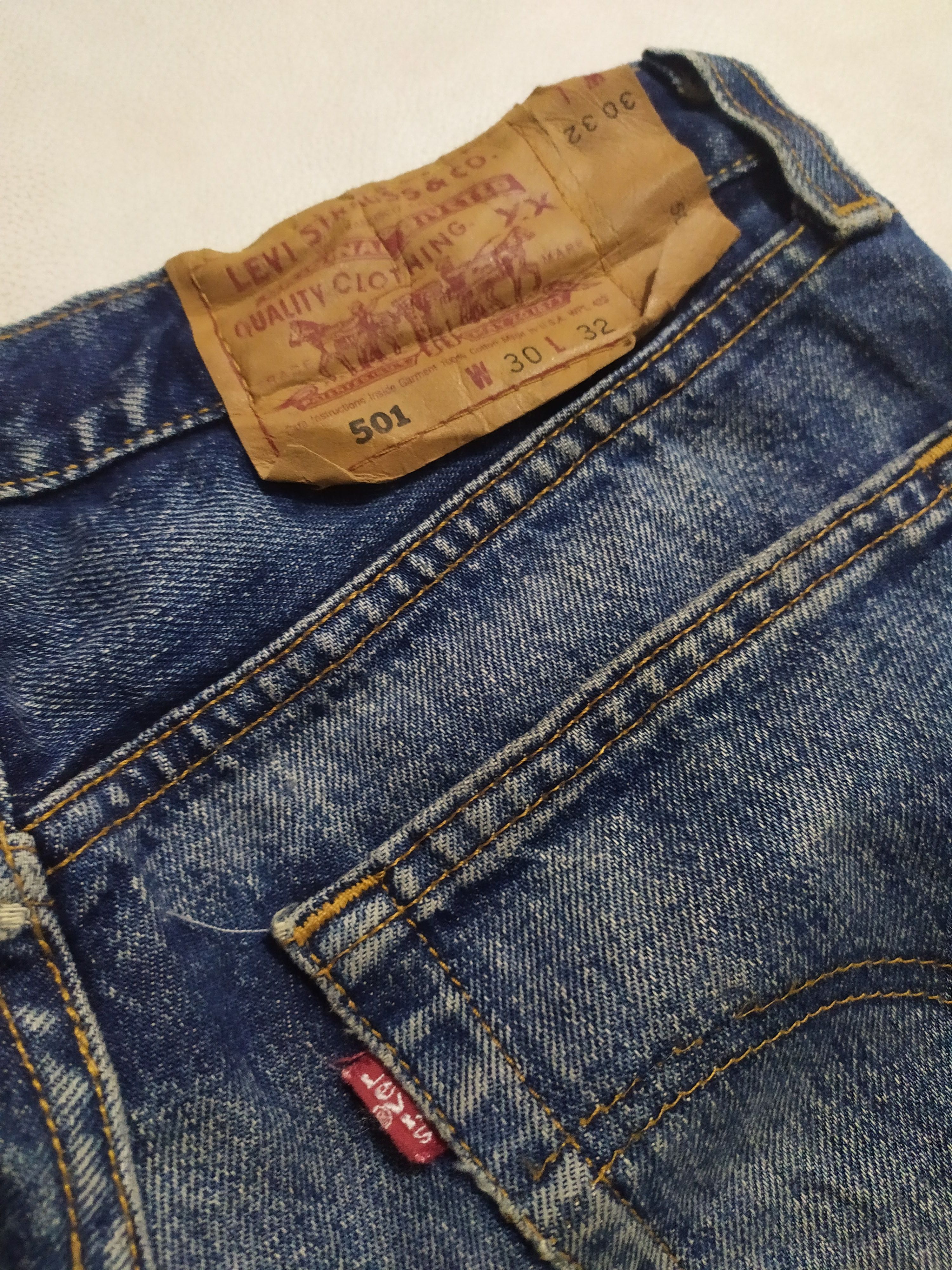 Levi's Vintage Clothing Vintage Levis 501 Classic Straight Cut Denim Jeans Pants Size US 30 / EU 46 - 8 Thumbnail