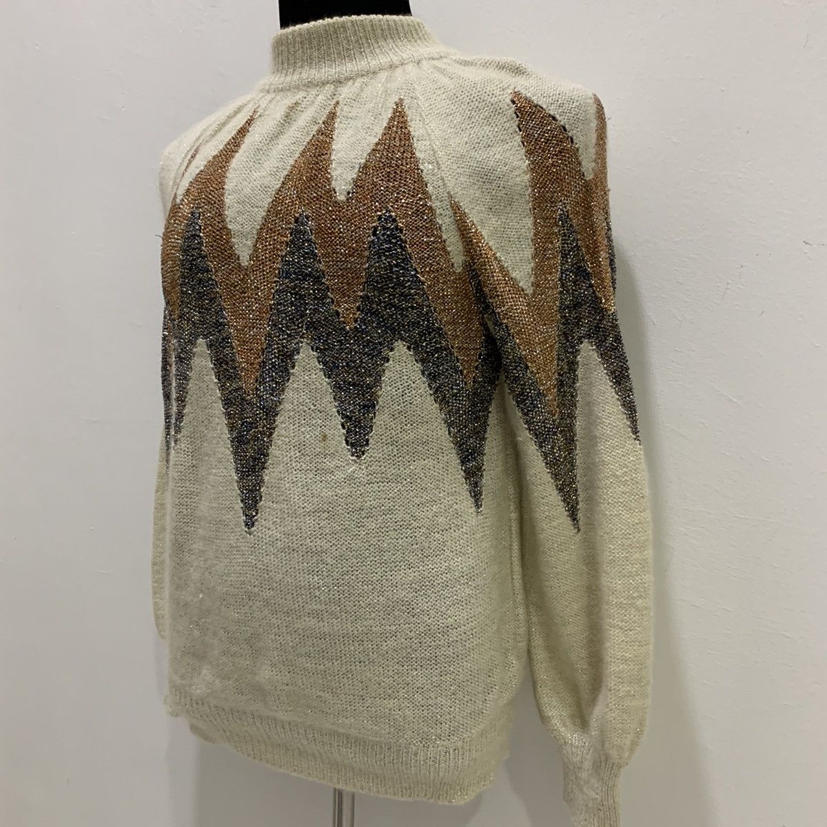 Christian Audigier × Designer CHRISTIAN AUJARD PARIS Pret aPorter Mohair Knitwear Sweater Size US M / EU 48-50 / 2 - 6 Thumbnail