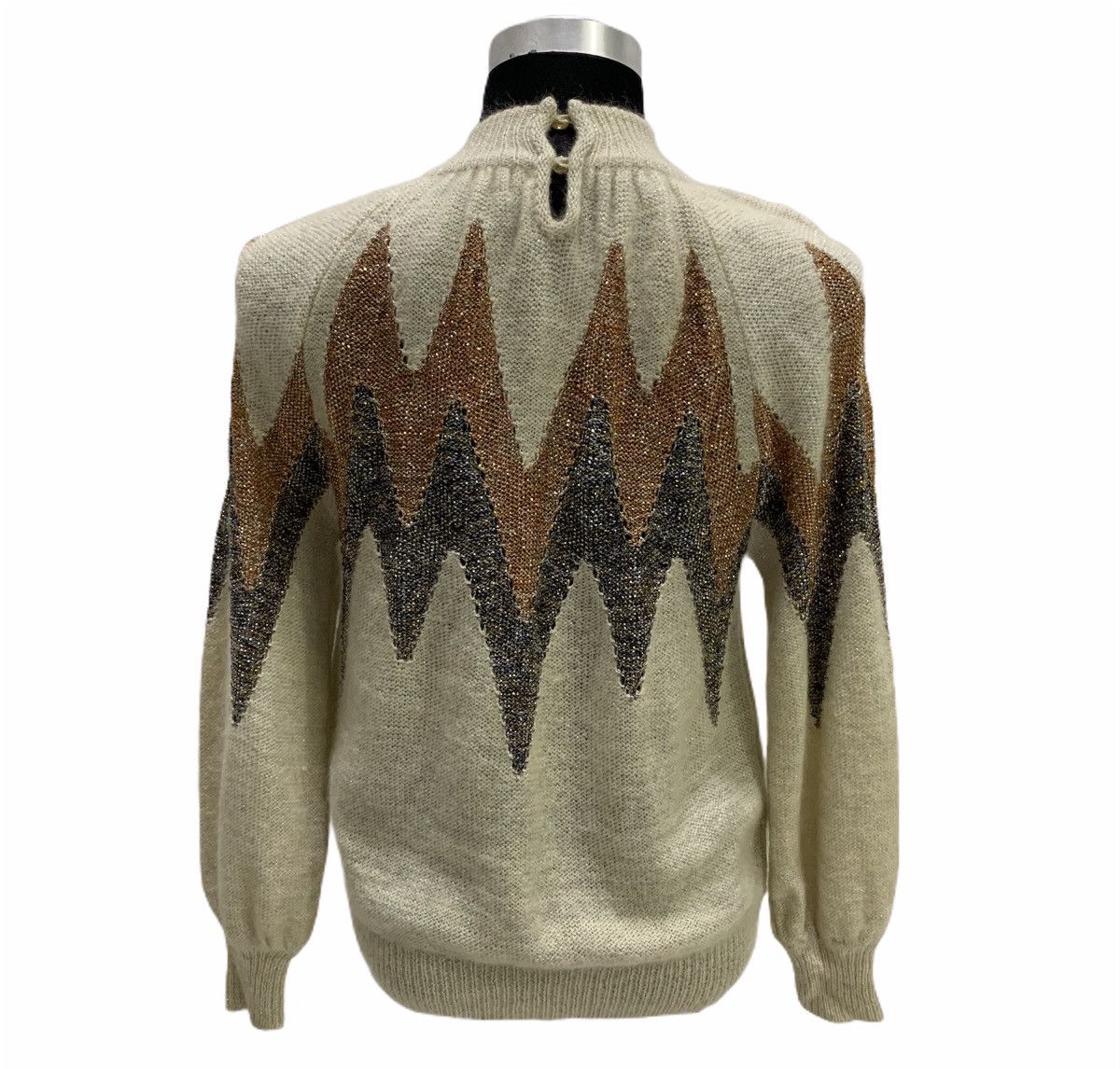 Christian Audigier × Designer CHRISTIAN AUJARD PARIS Pret aPorter Mohair Knitwear Sweater Size US M / EU 48-50 / 2 - 2 Thumbnail
